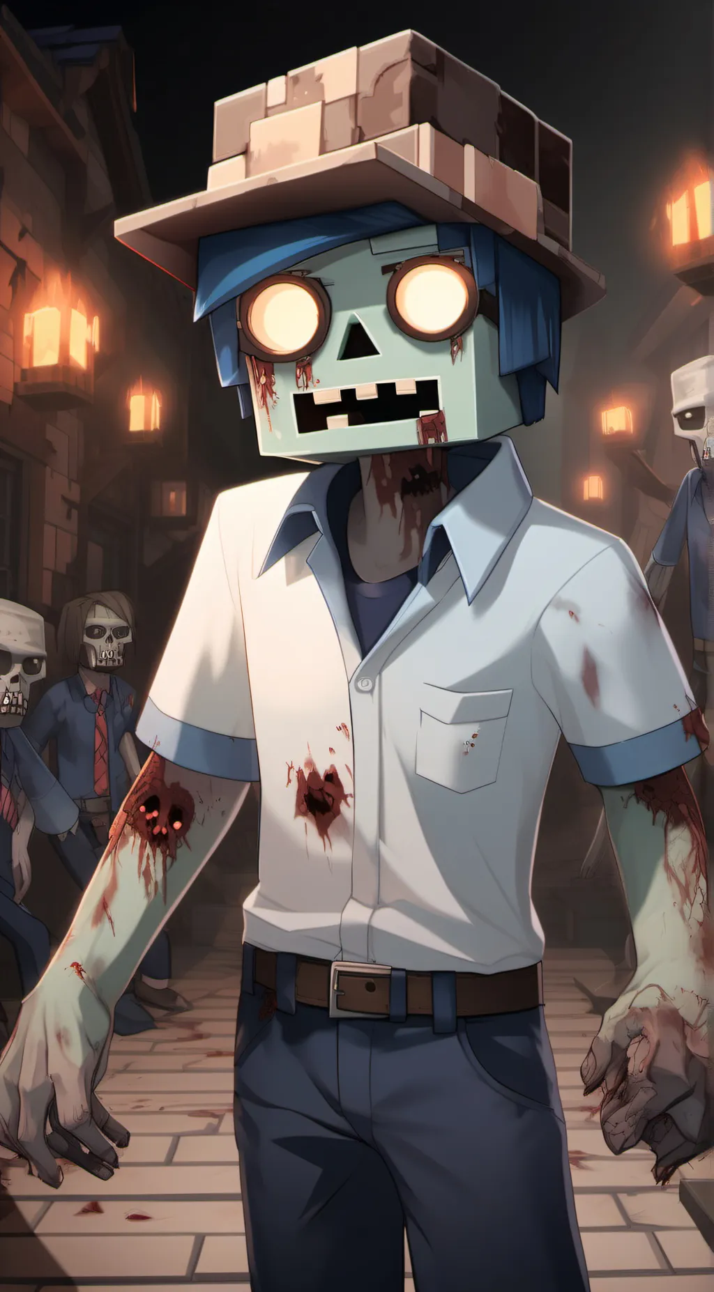 ai character: monster school background