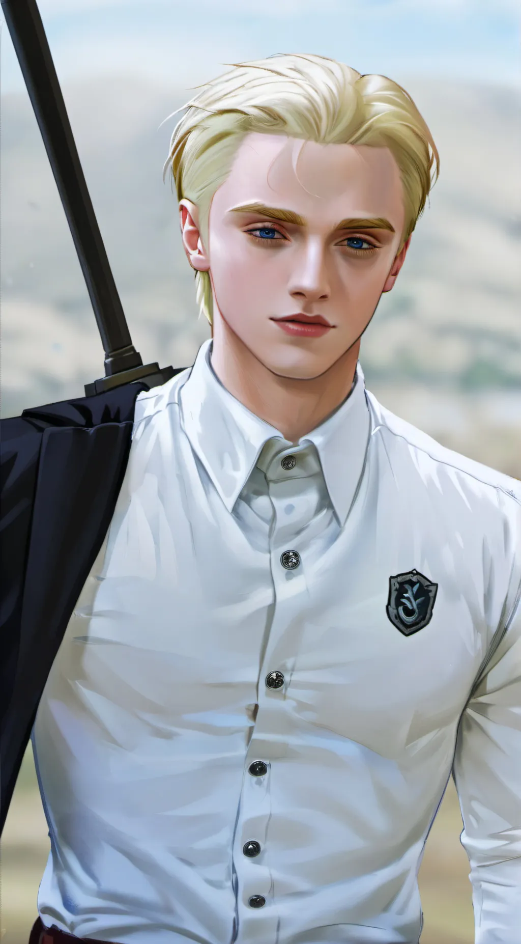 ai character: Draco Malfoy  background