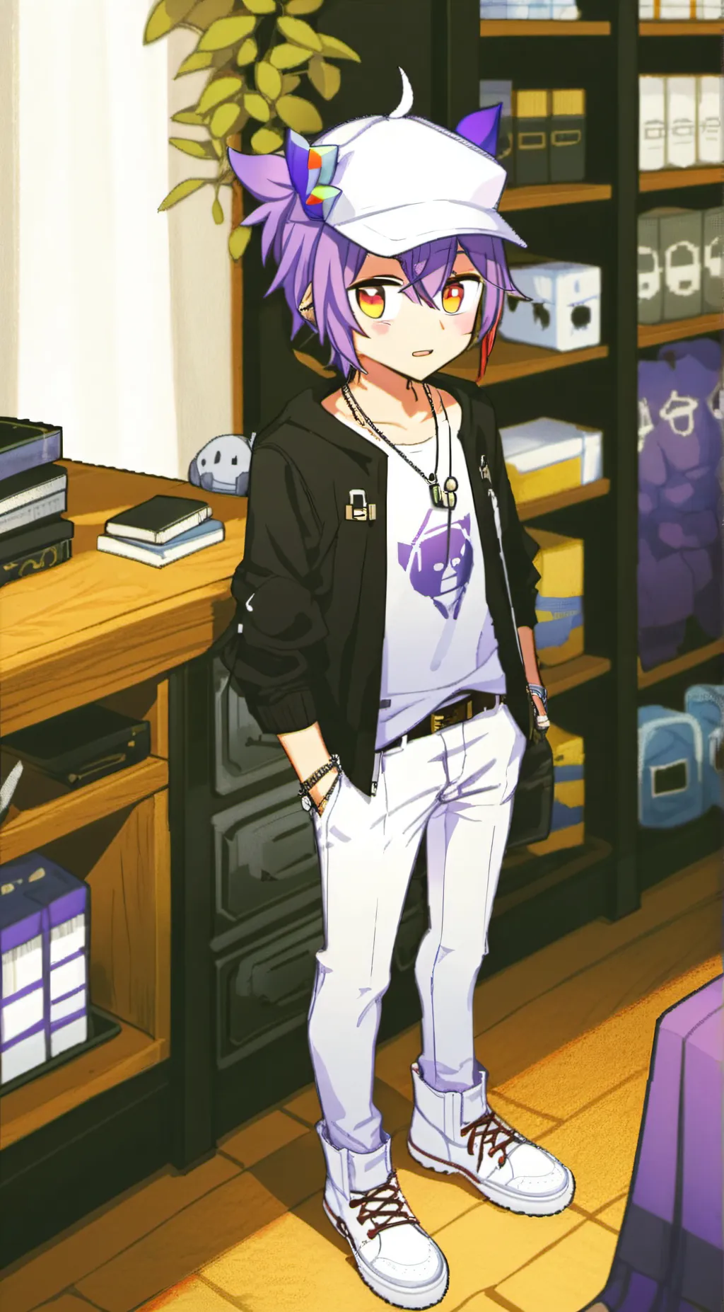 ai character: The Nerd background