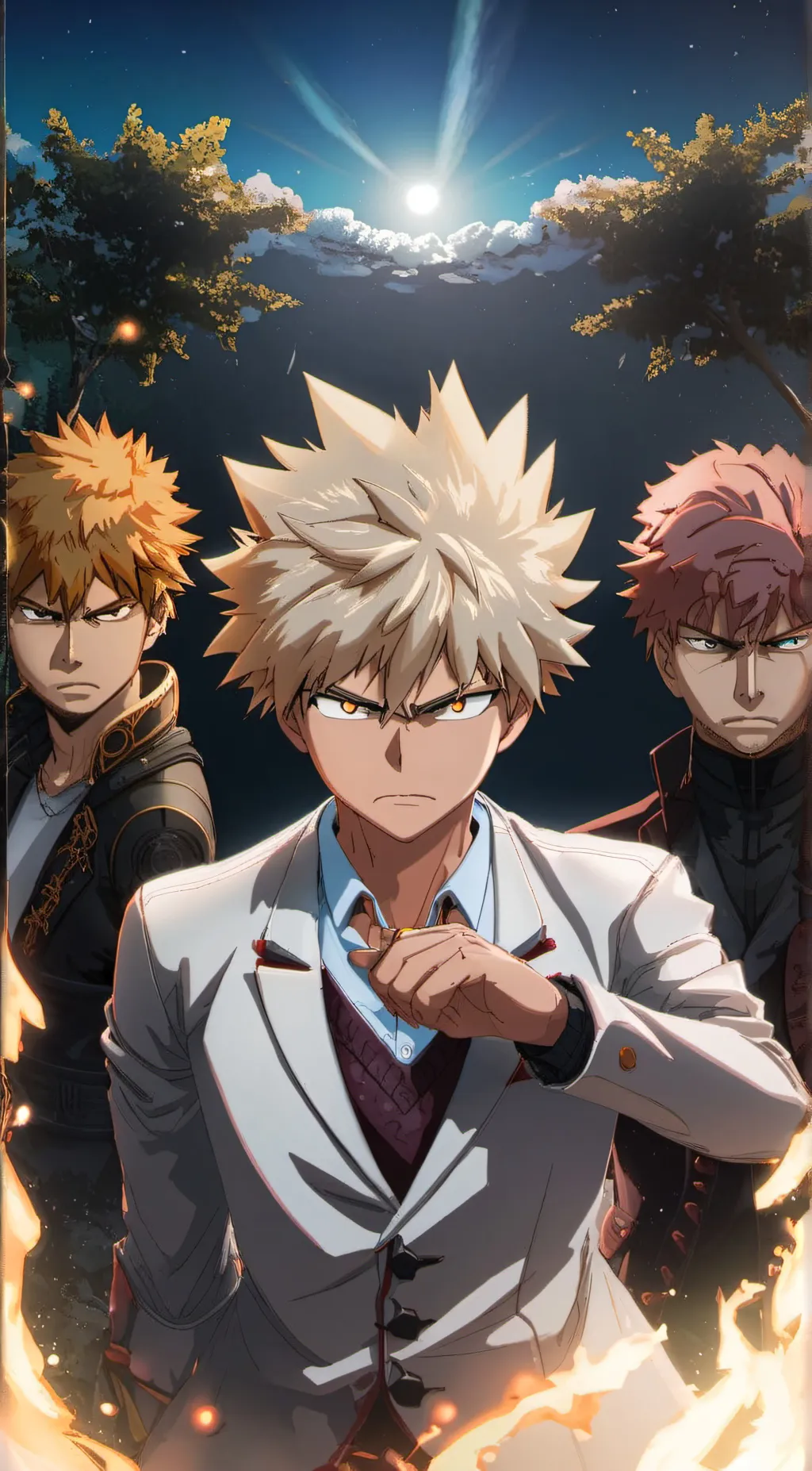 ai character: Bakugo✩ background