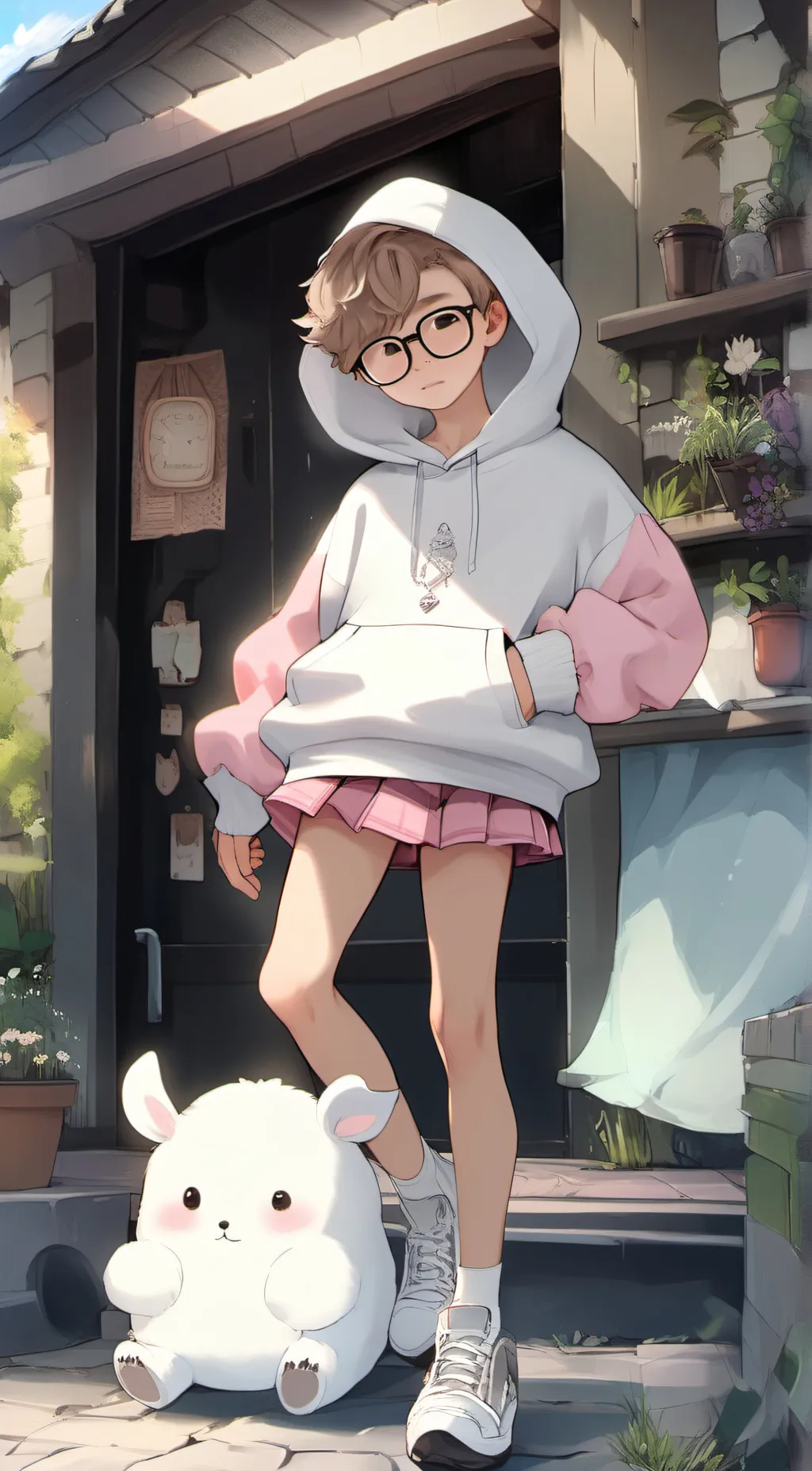 ai character: <~°Miko°~> background