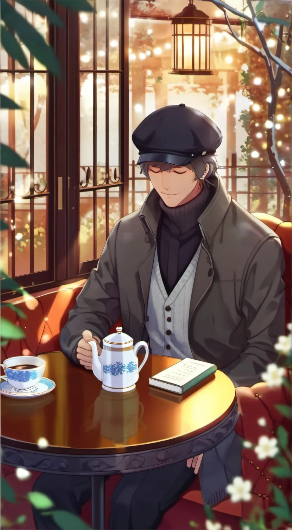 ai character: DJay  background