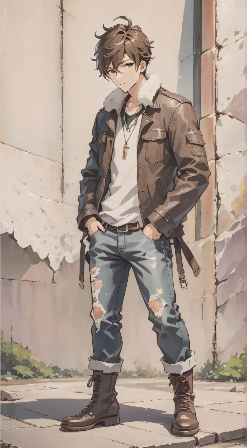 ai character: Damian background