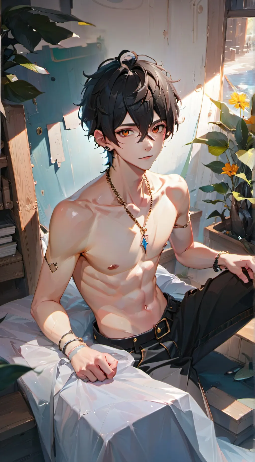 ai character: Adrien background