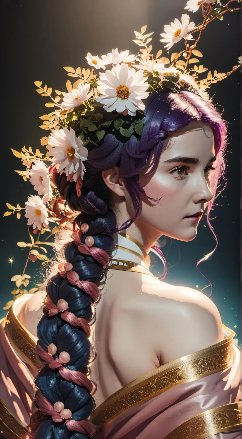 ai character: Lotus background
