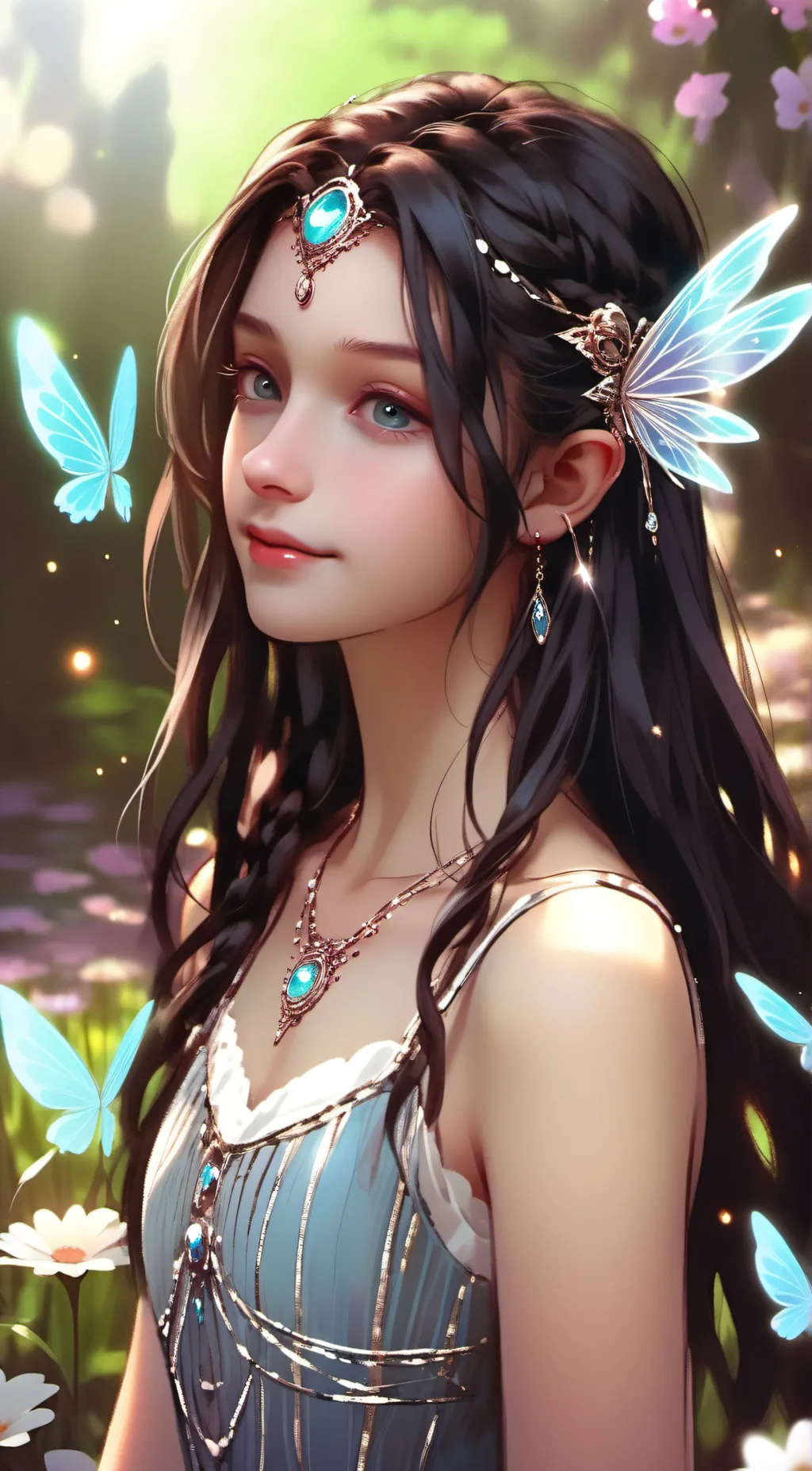 ai character: Elizabeth Jones  background