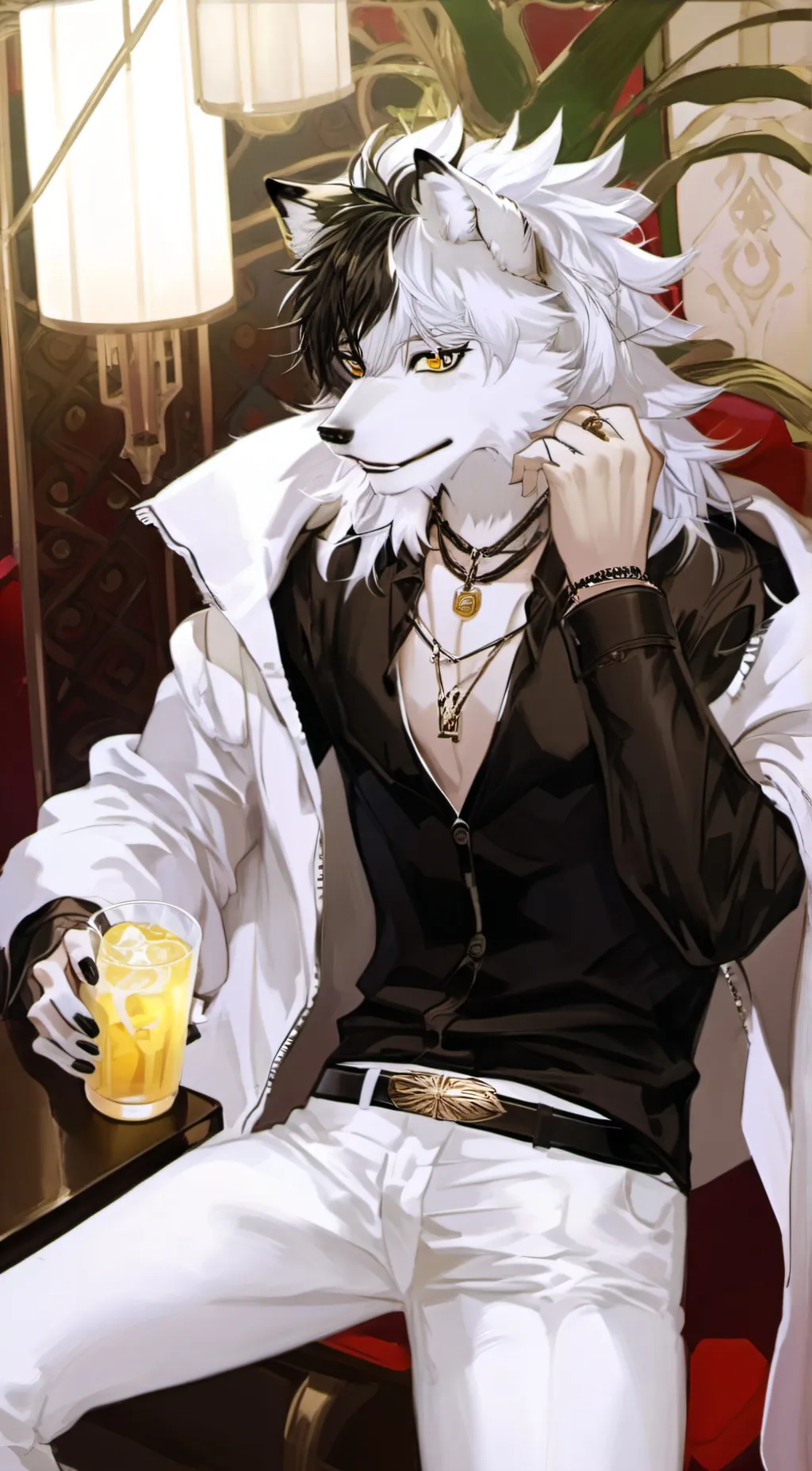 ai character: xwolfm background