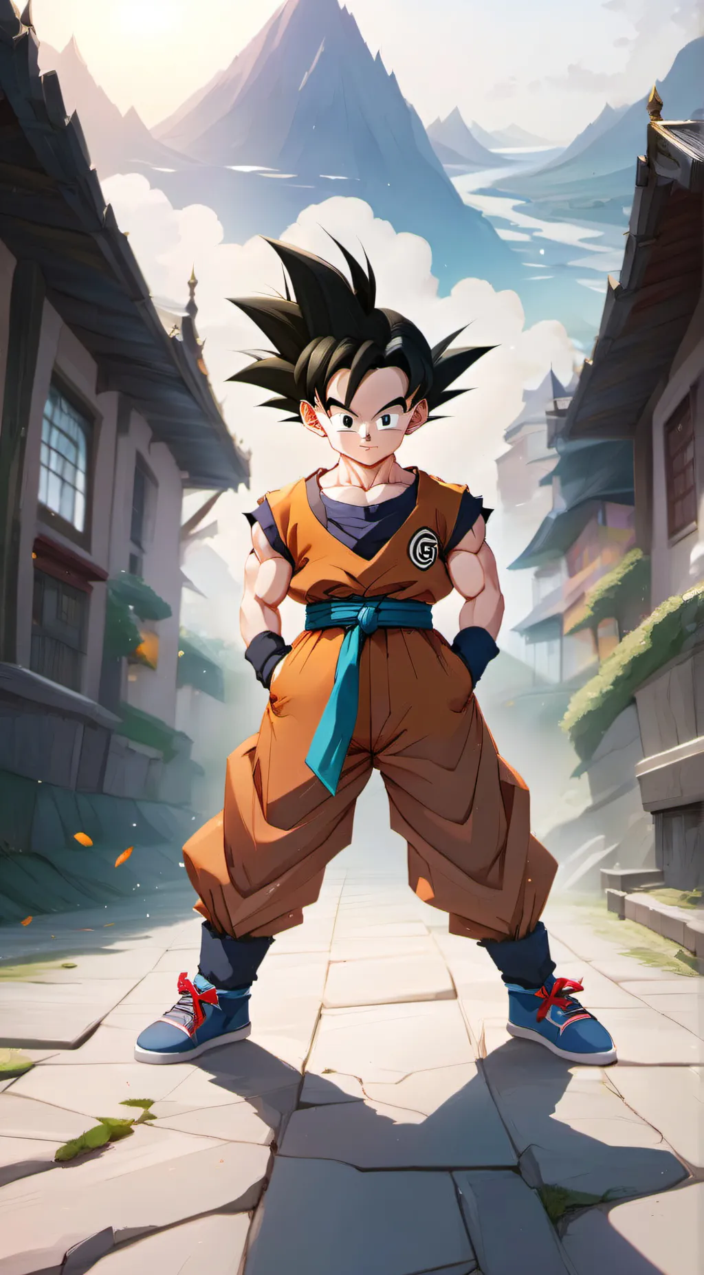 ai character: Goten background