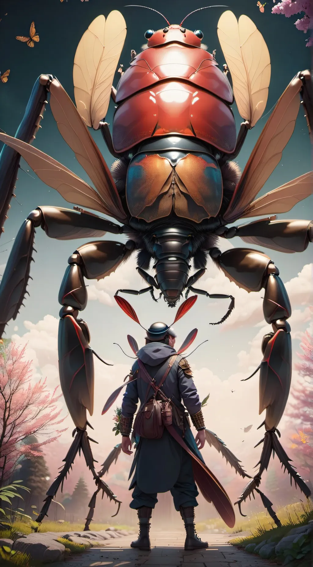 ai character: island of insects background