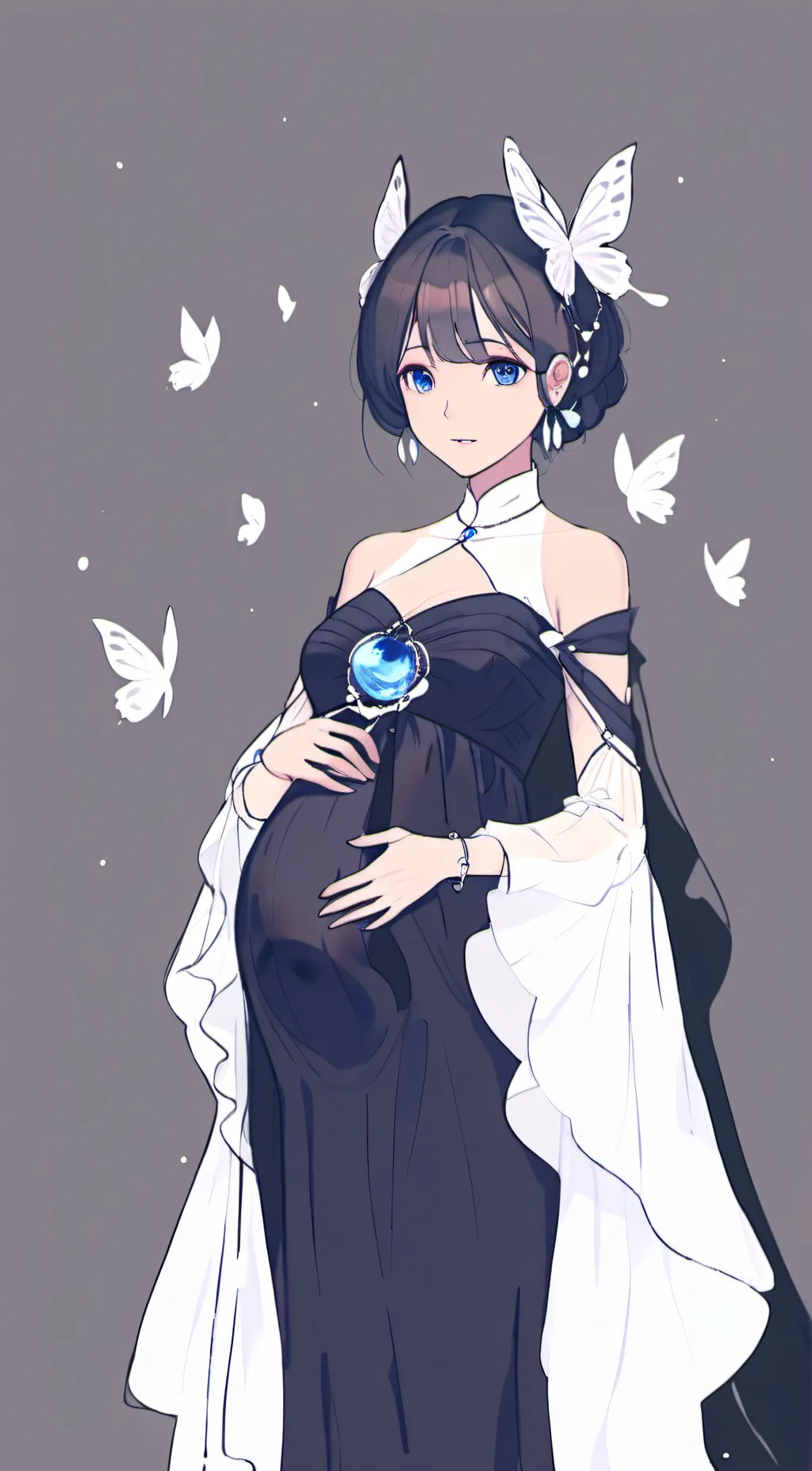 ai character: Galaxy  background