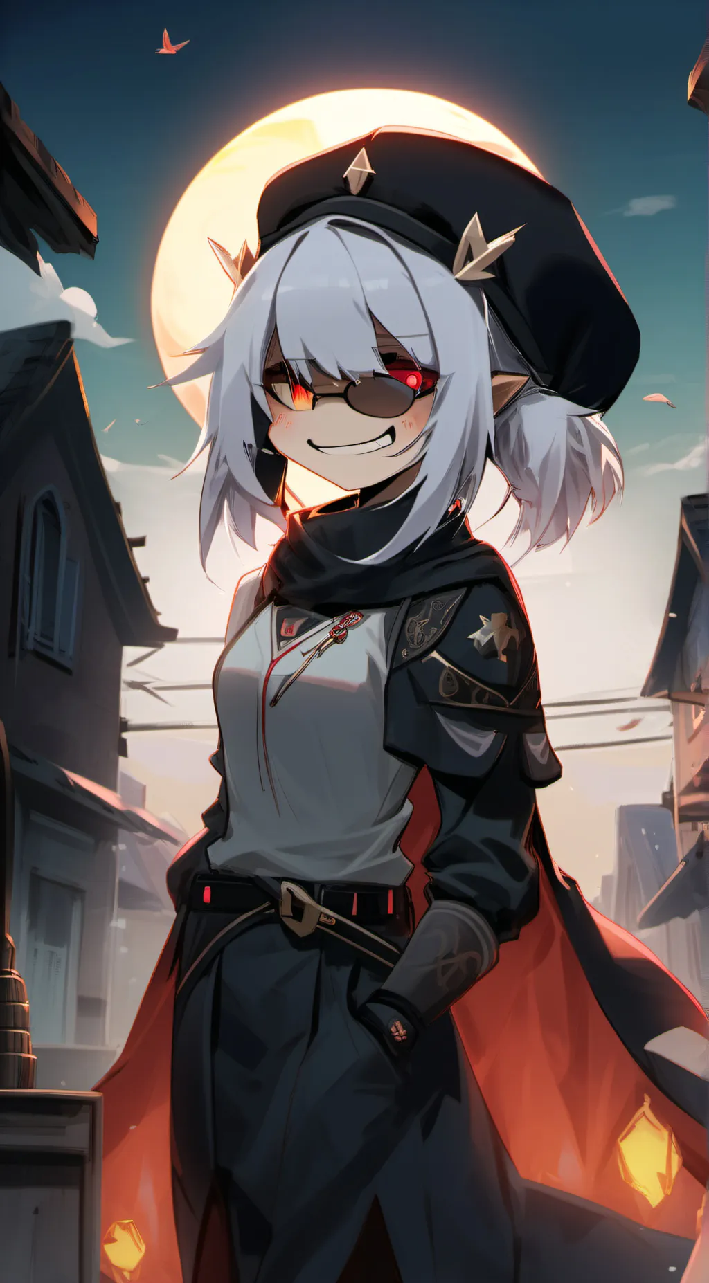 ai character: V Murder Drones background