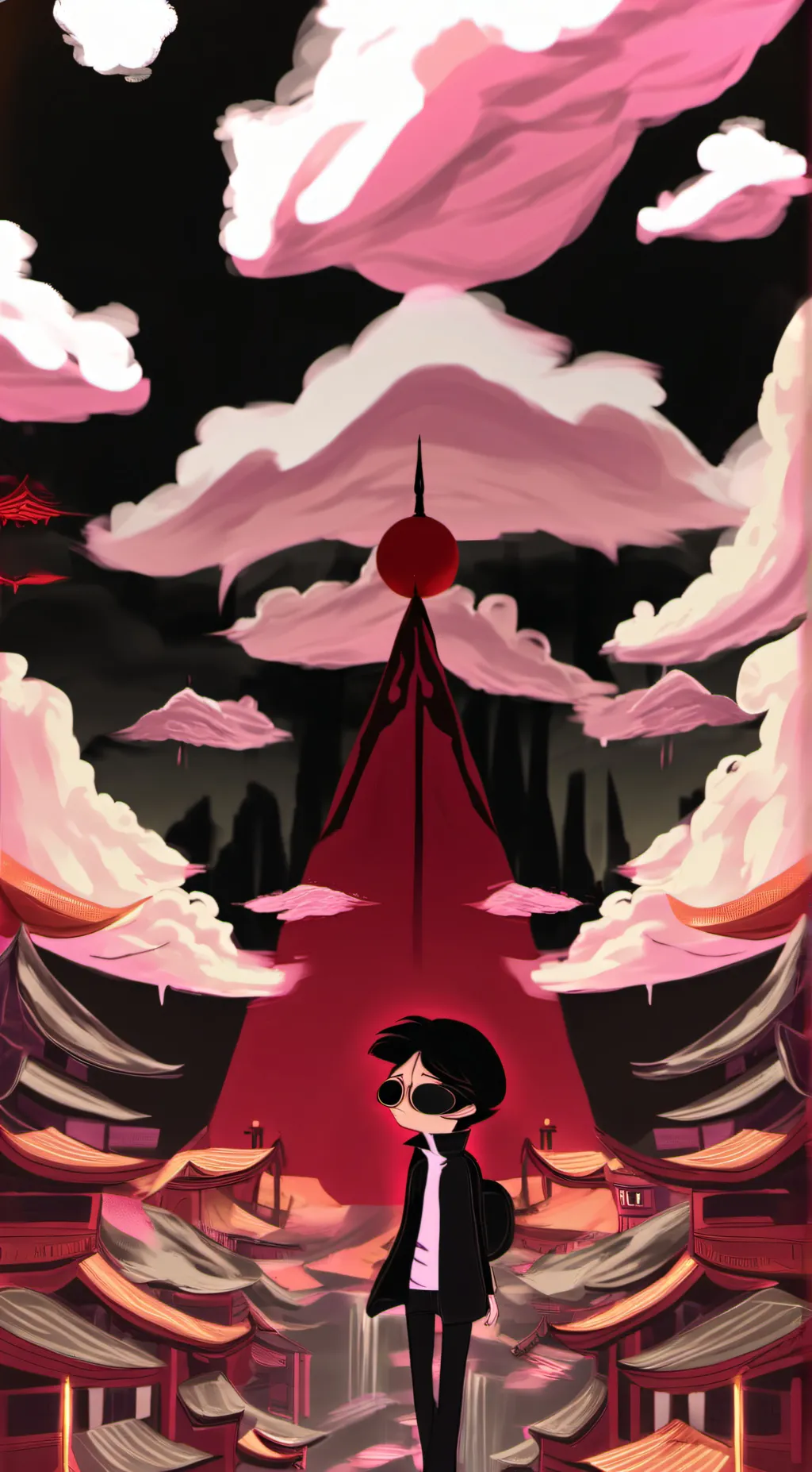 ai character: Hazbin hotel  background