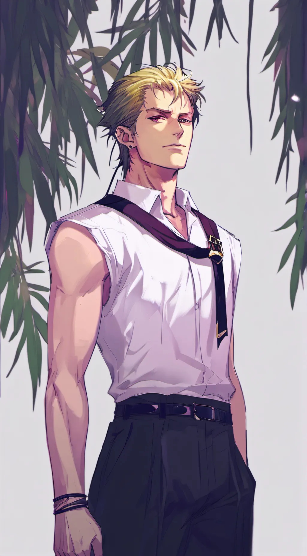ai character: zoro background