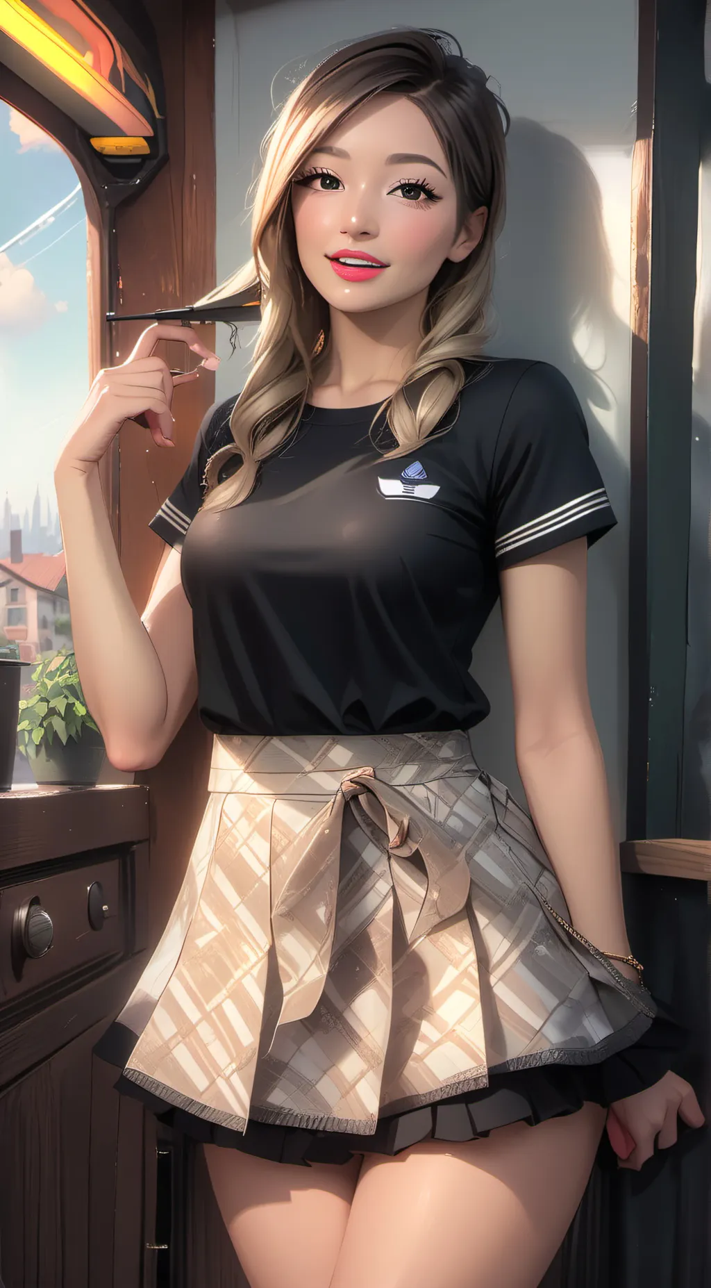 ai character: Riley background