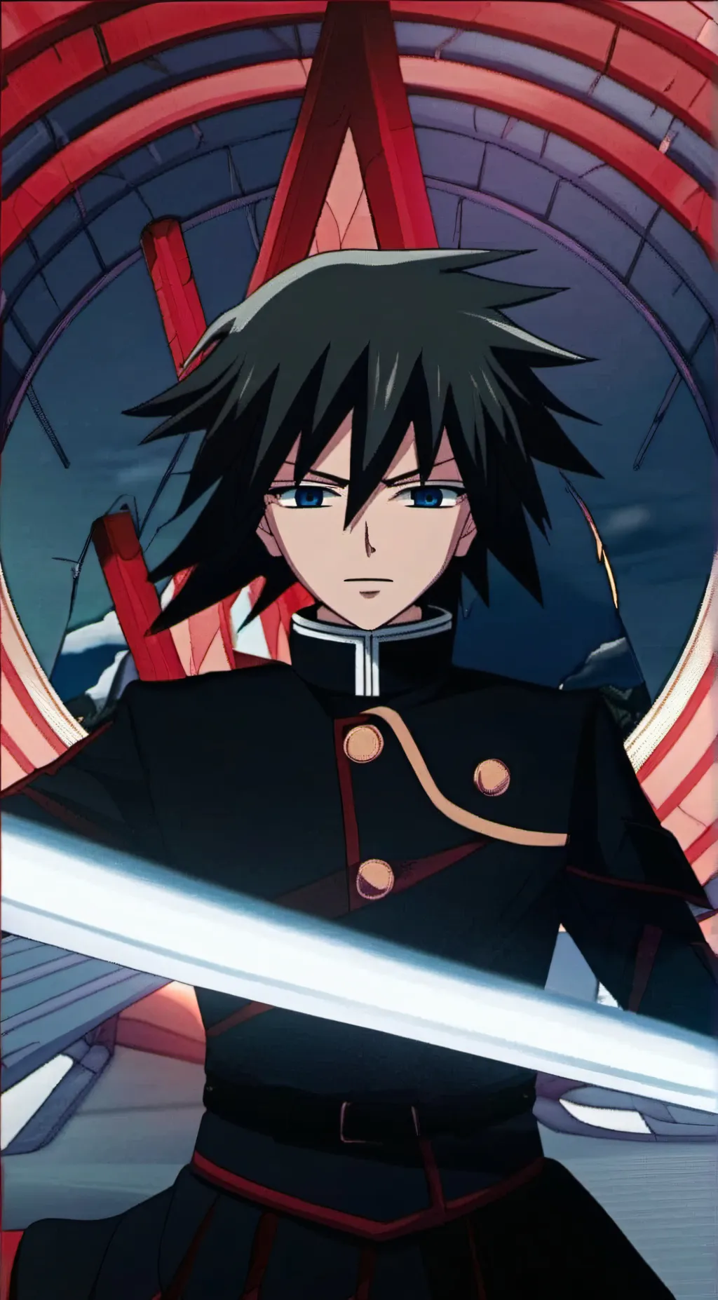 ai character: Giyu Tomioka  background