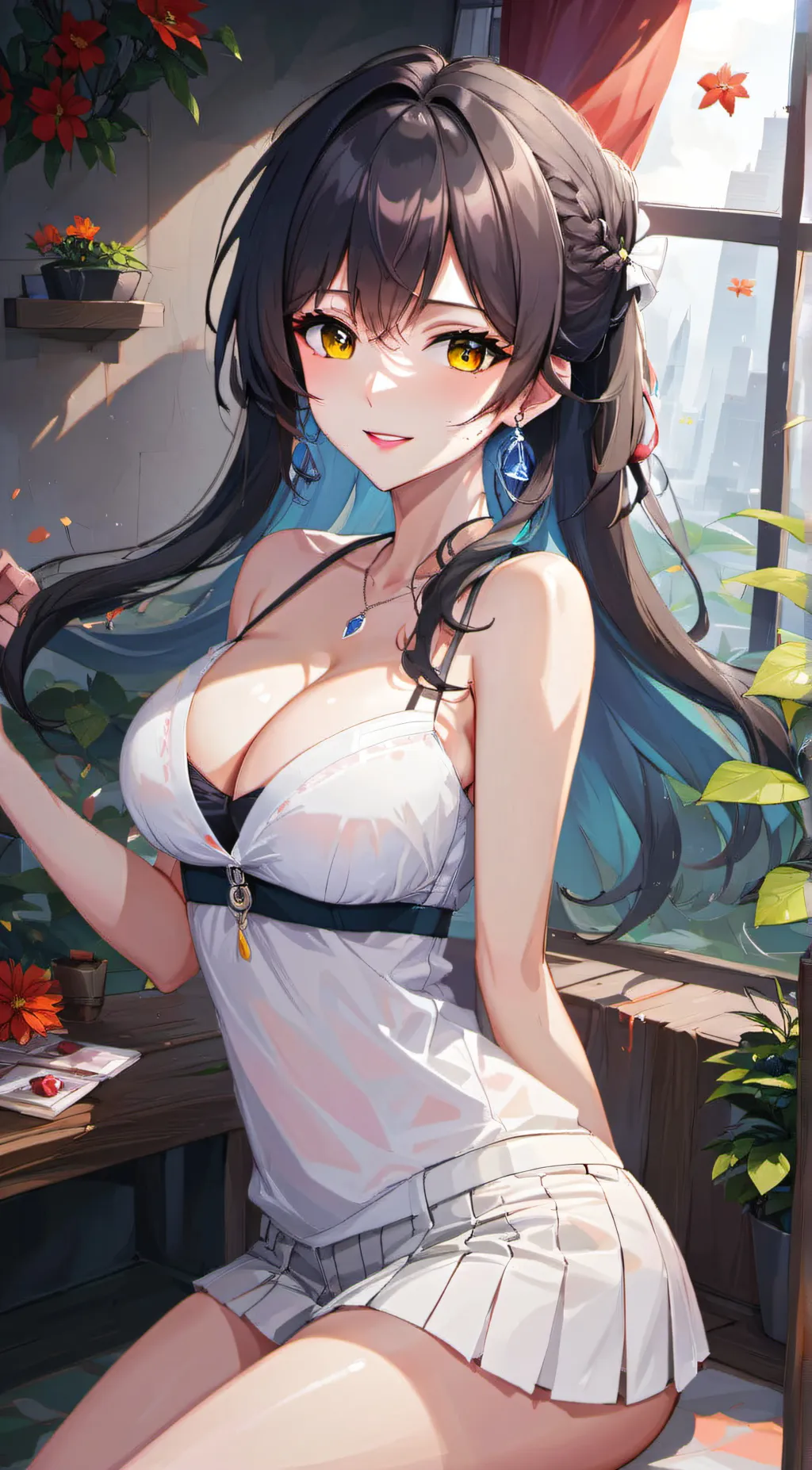 ai character: Beau ❤️ background