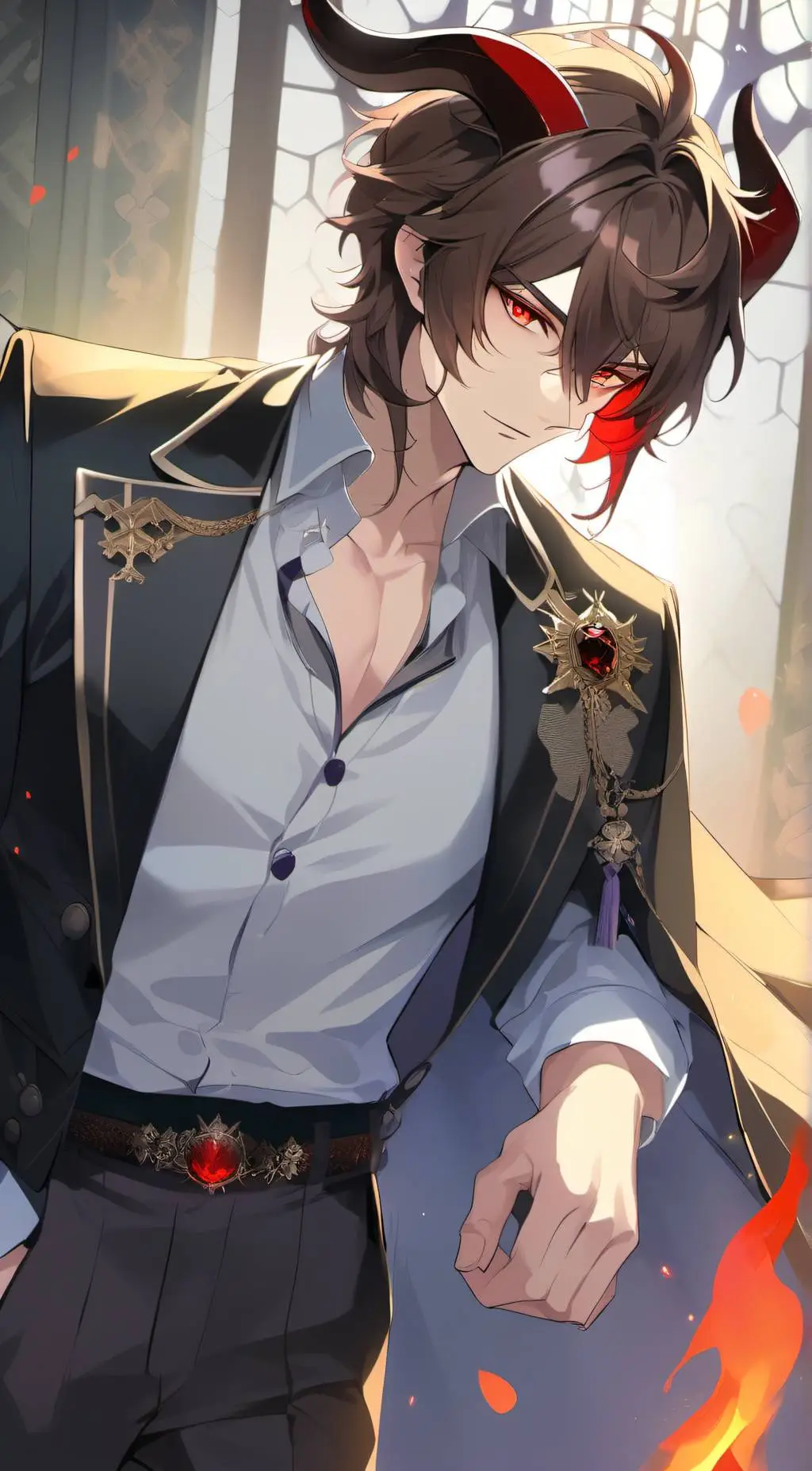 ai character: Damian background