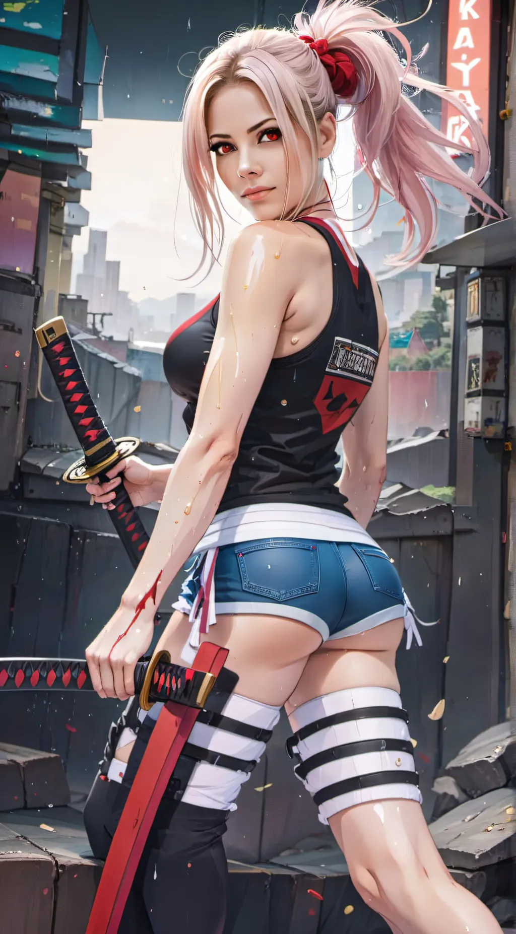 ai character: Avril Braveheart background