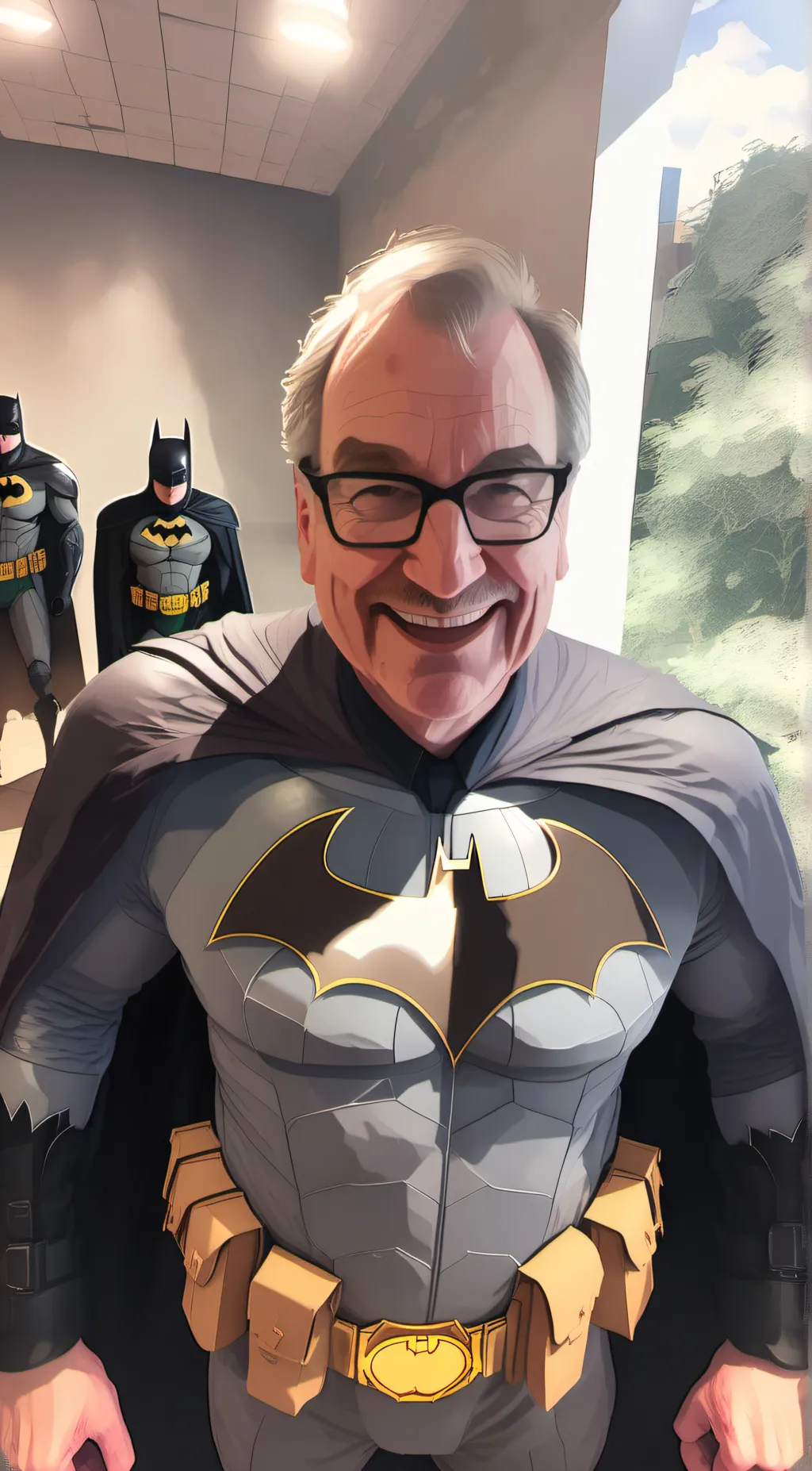 ai character: batman  background