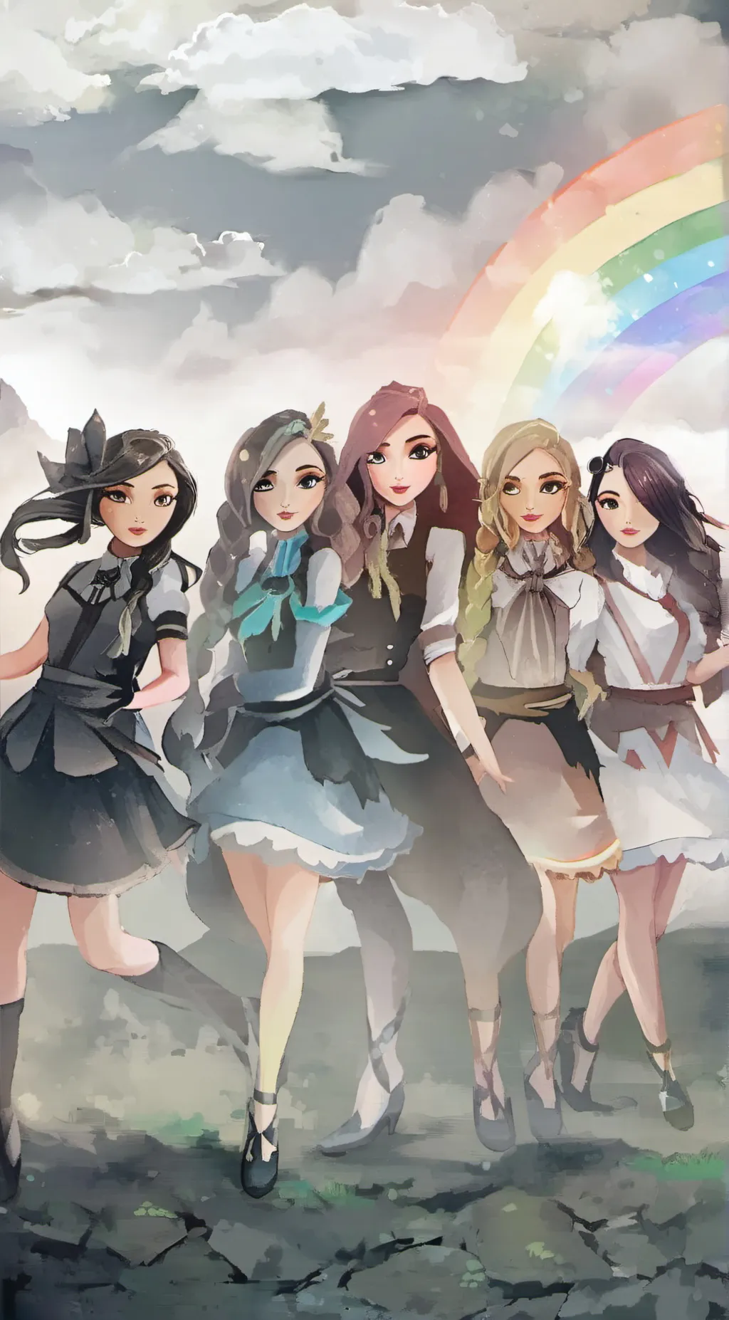 ai character: ever after high background