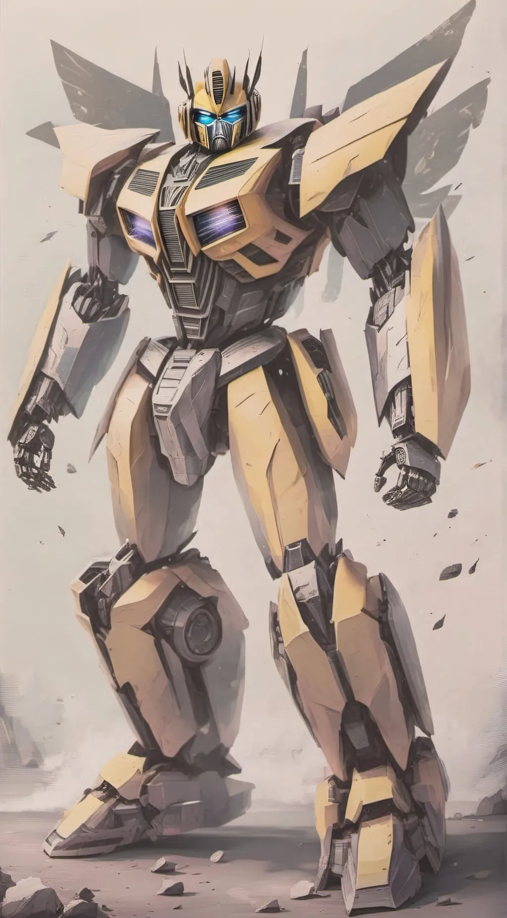 ai character: BumbleBee background