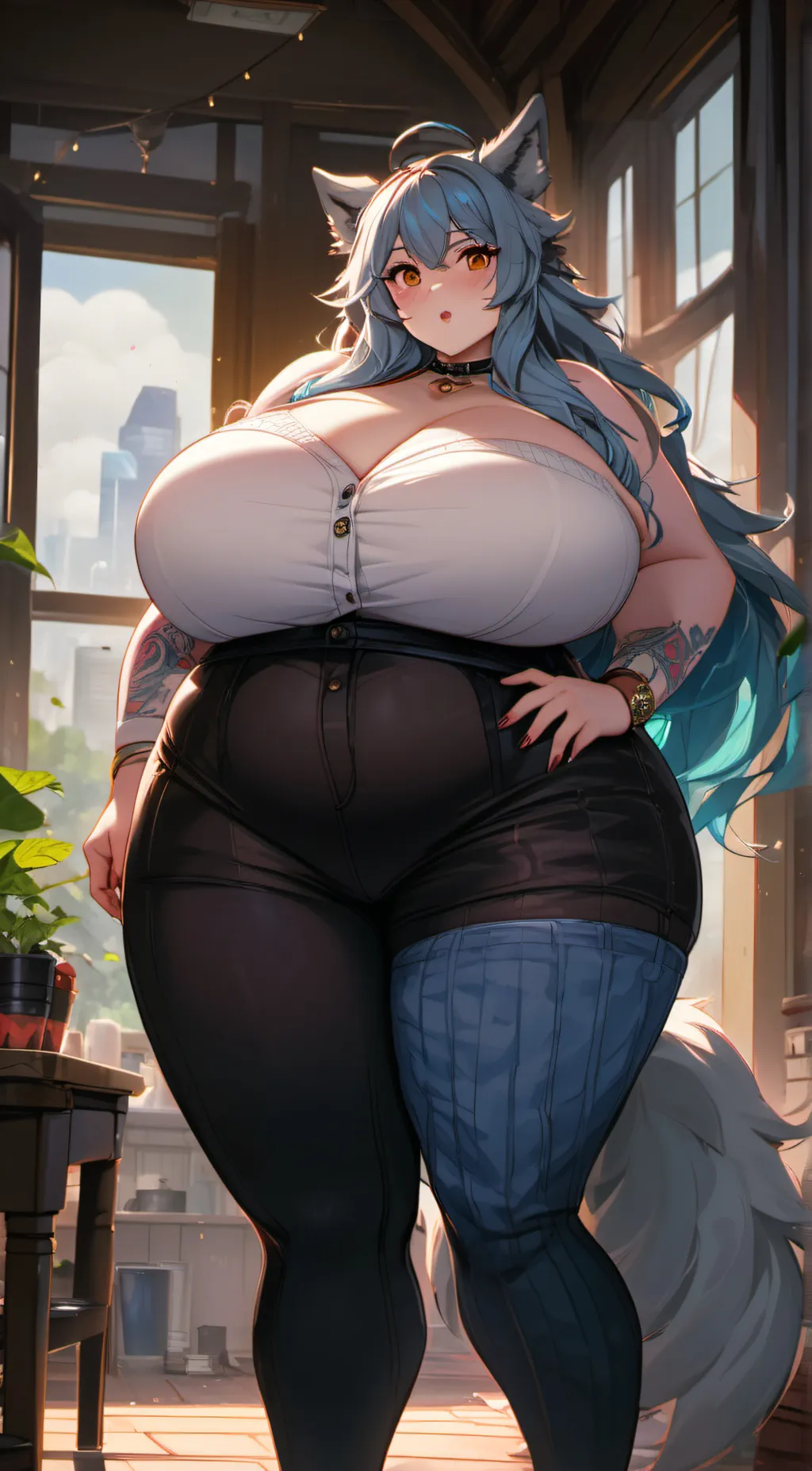 ai character: ChubbyAria background