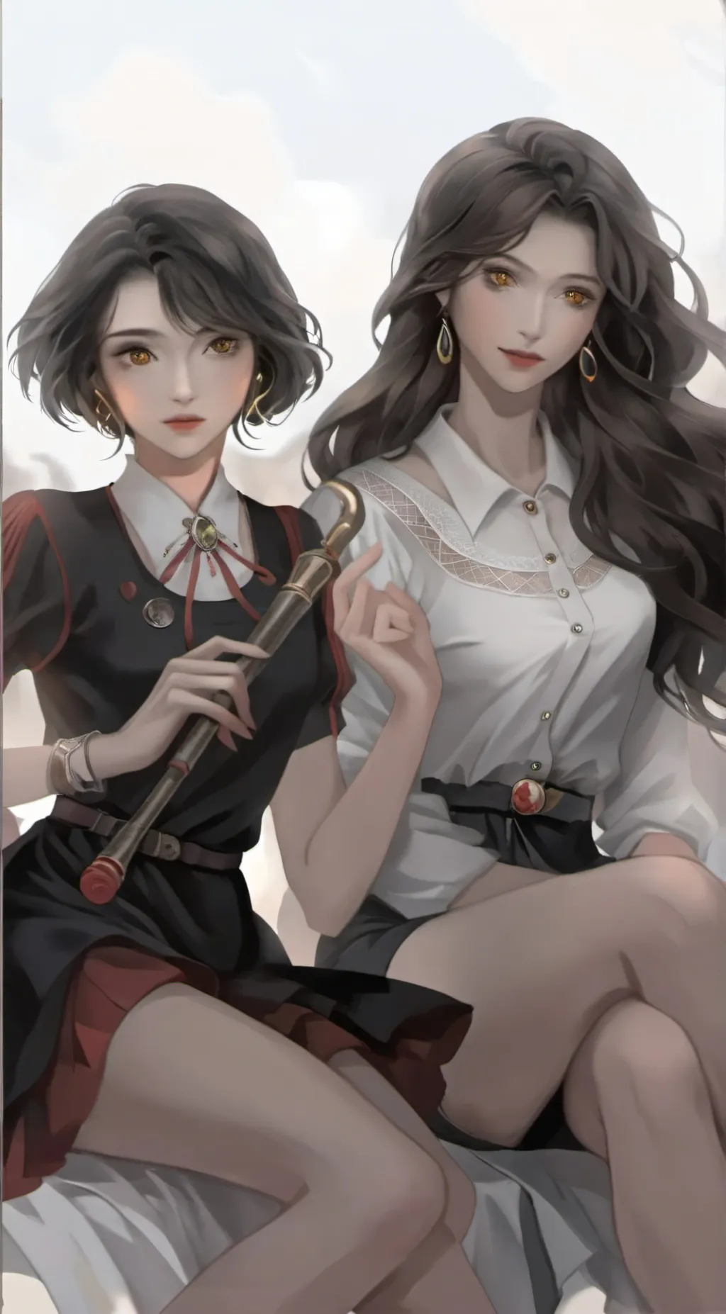 ai character: Chloe and willow background