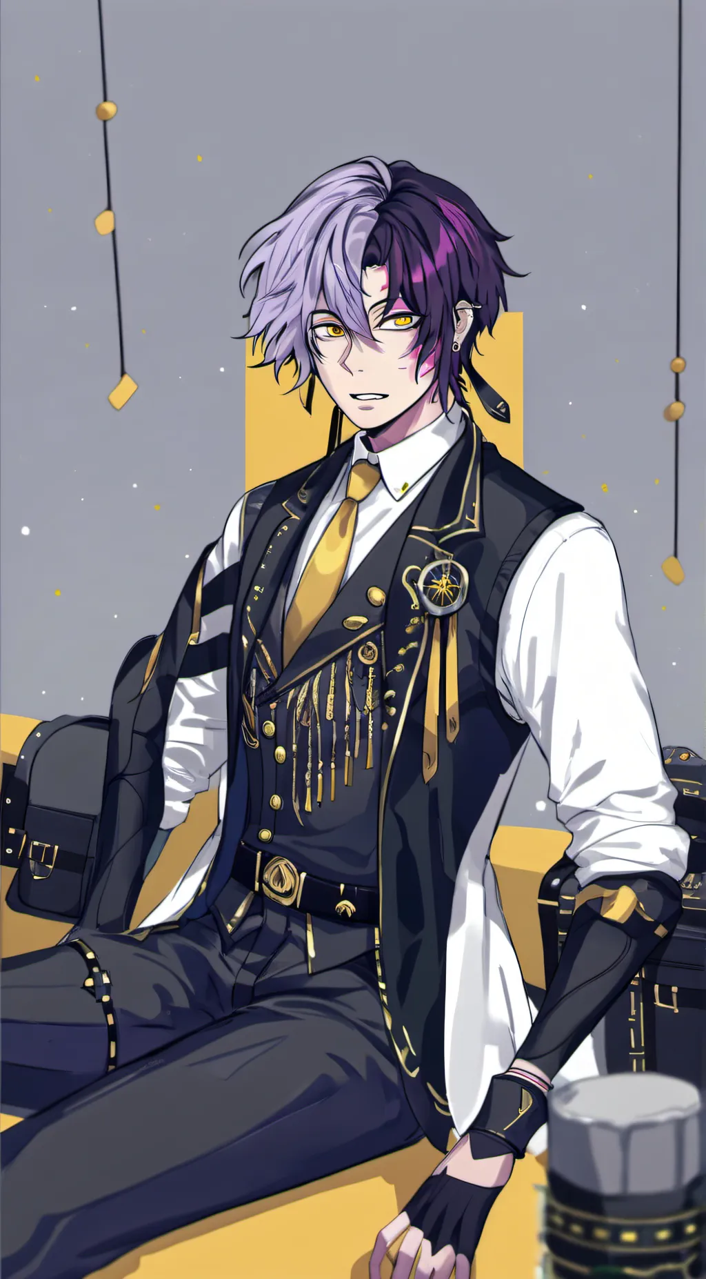 ai character: Denki X shinzo background