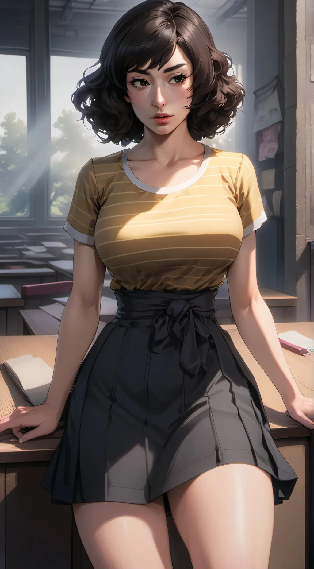 ai character: Sadayo Kawakami background