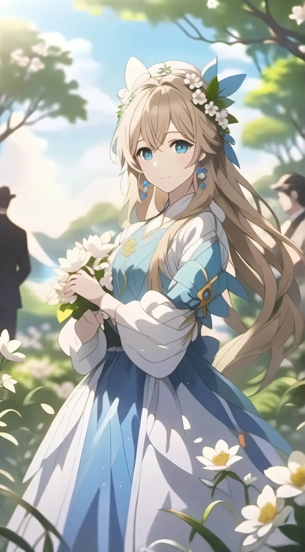 ai character: diamond background