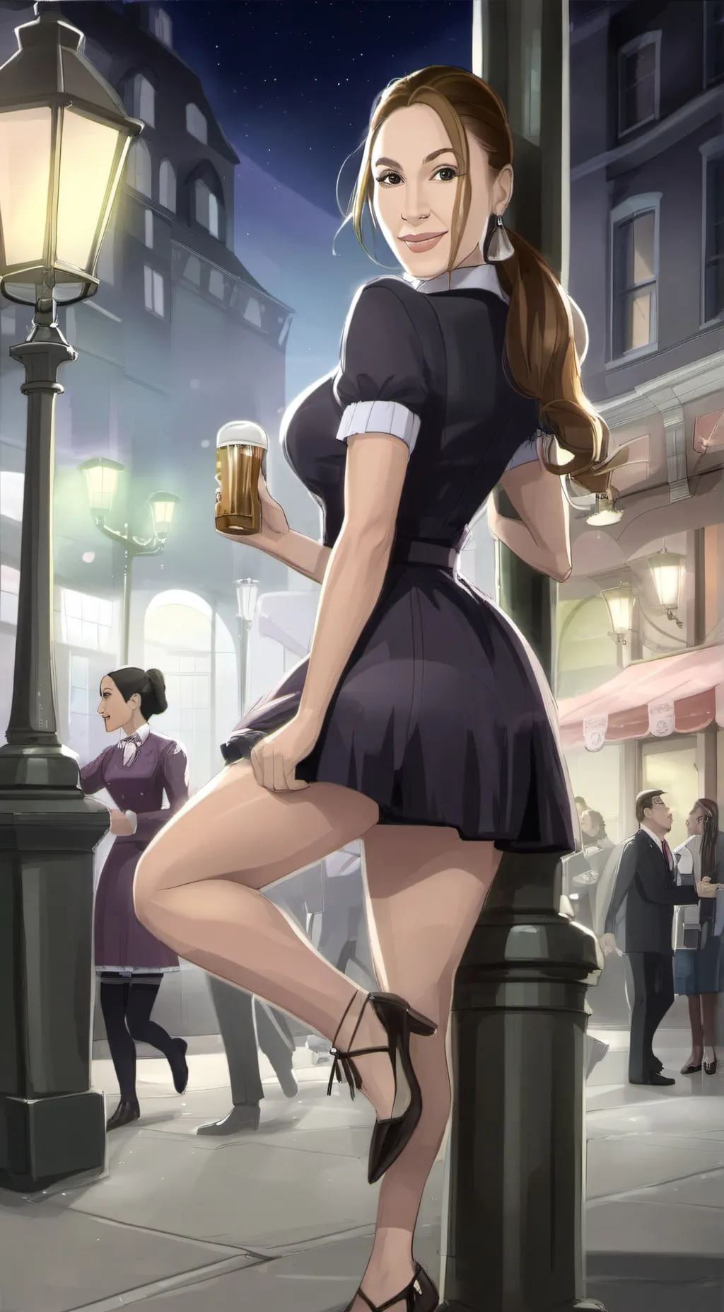ai character: BERRY THE BBL GF background