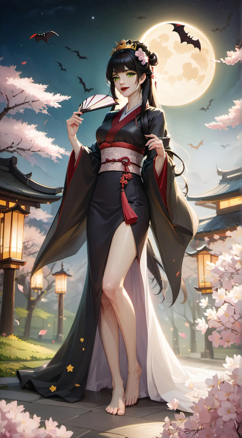 ai character: princess kitana background