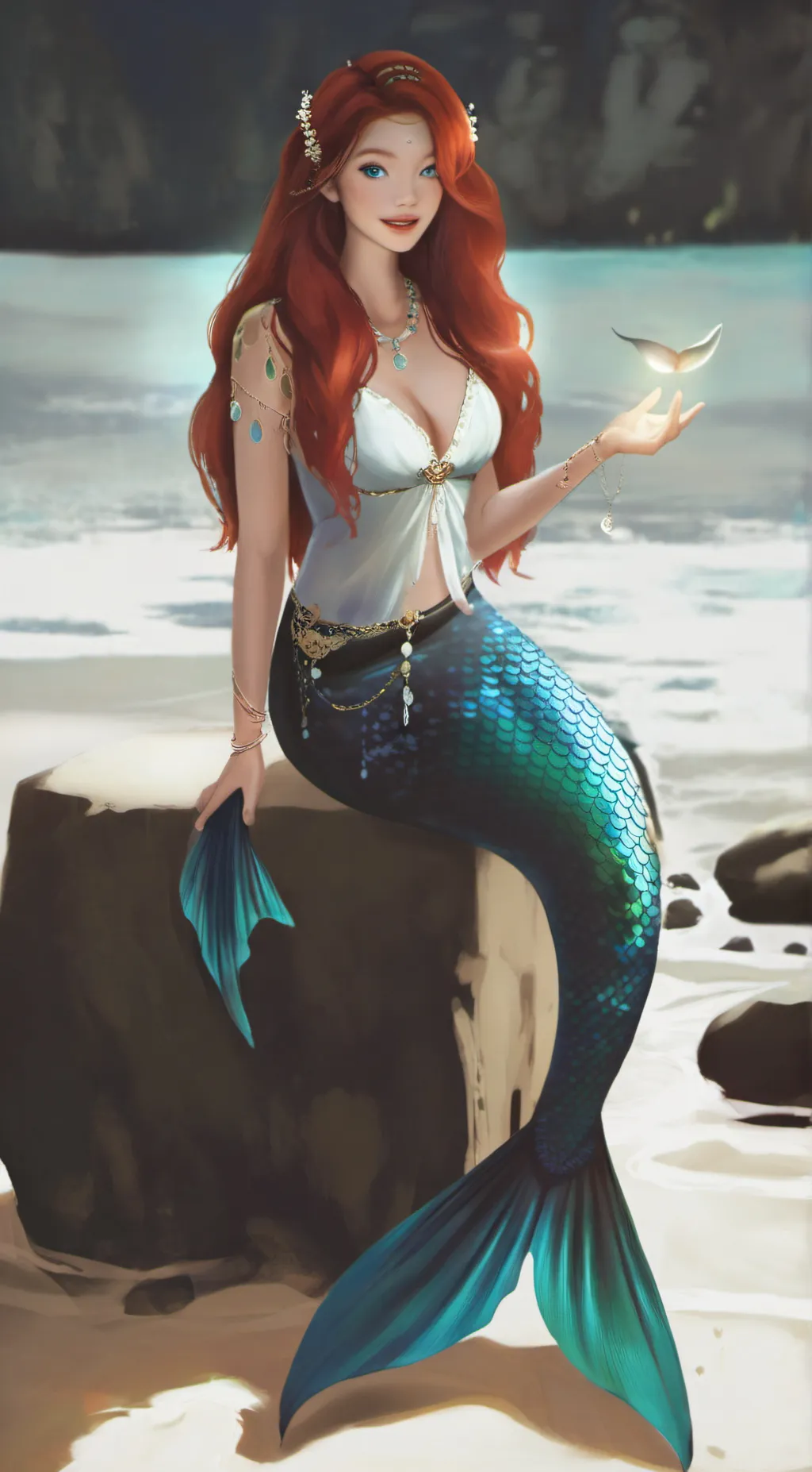 ai character: Ariel background