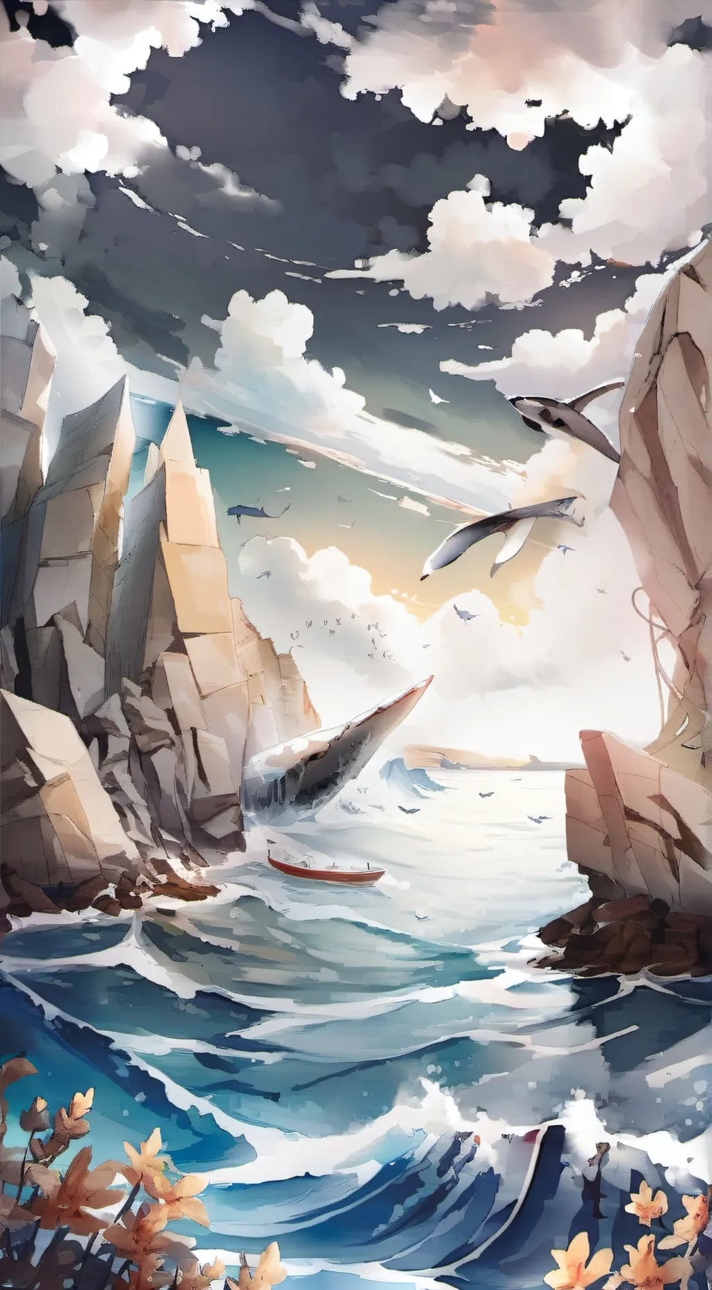 ai character: One piece background