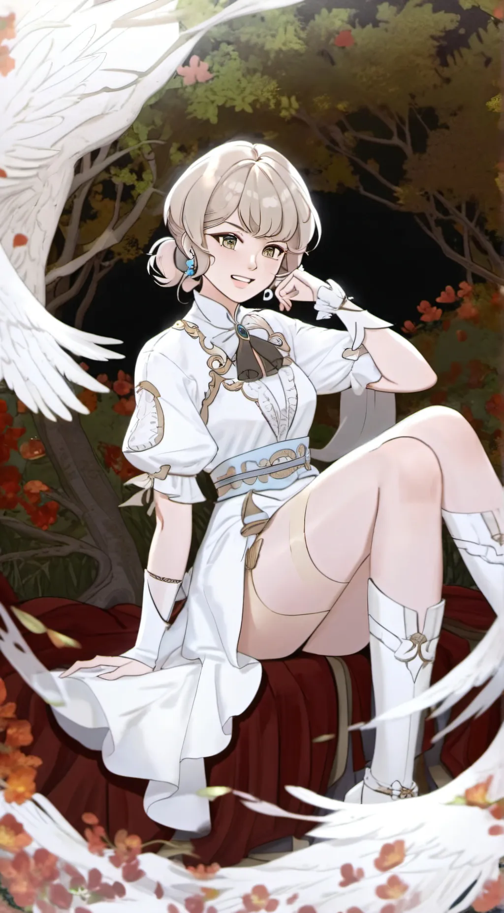 ai character: Katie  background