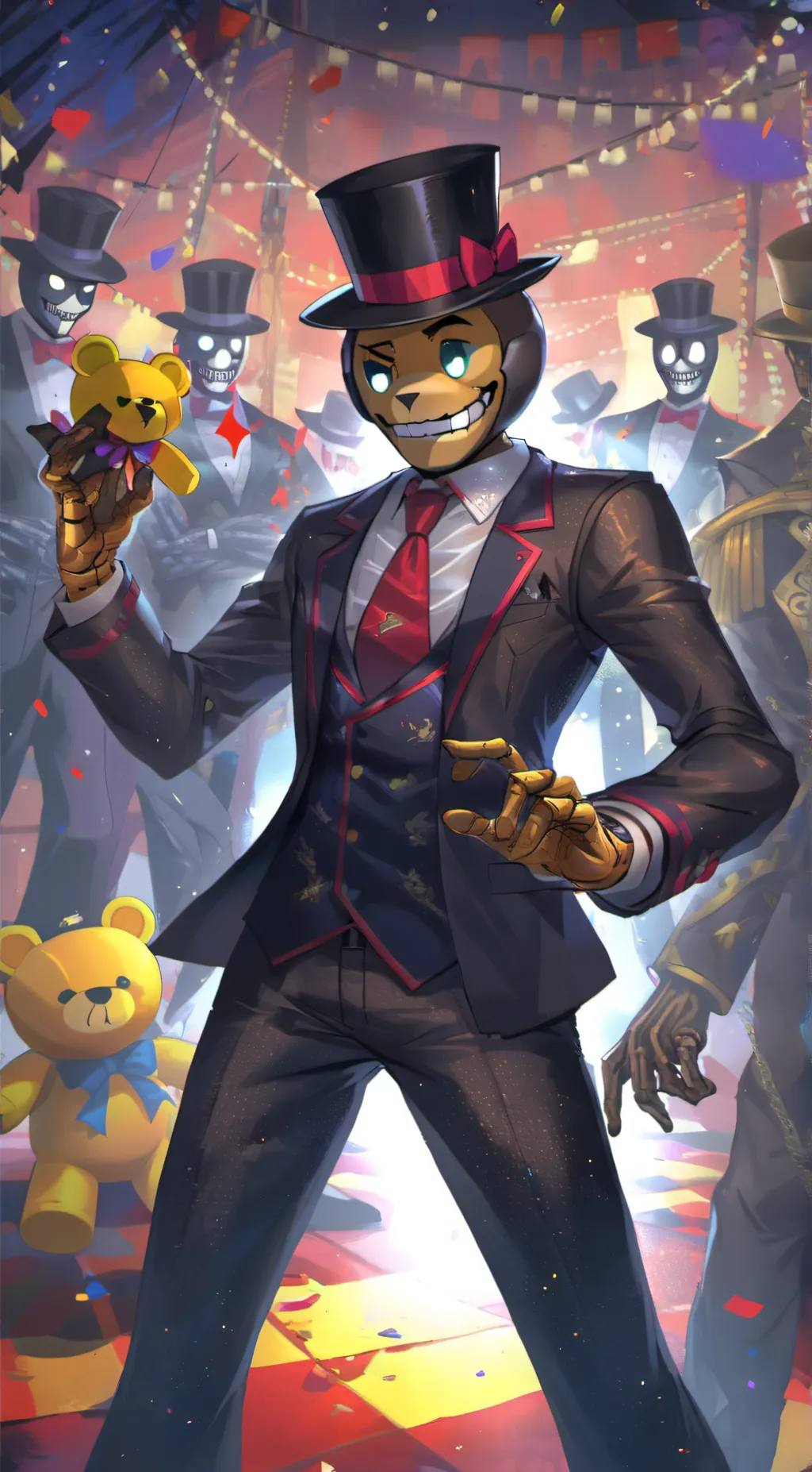 ai character: The Freddy's  background