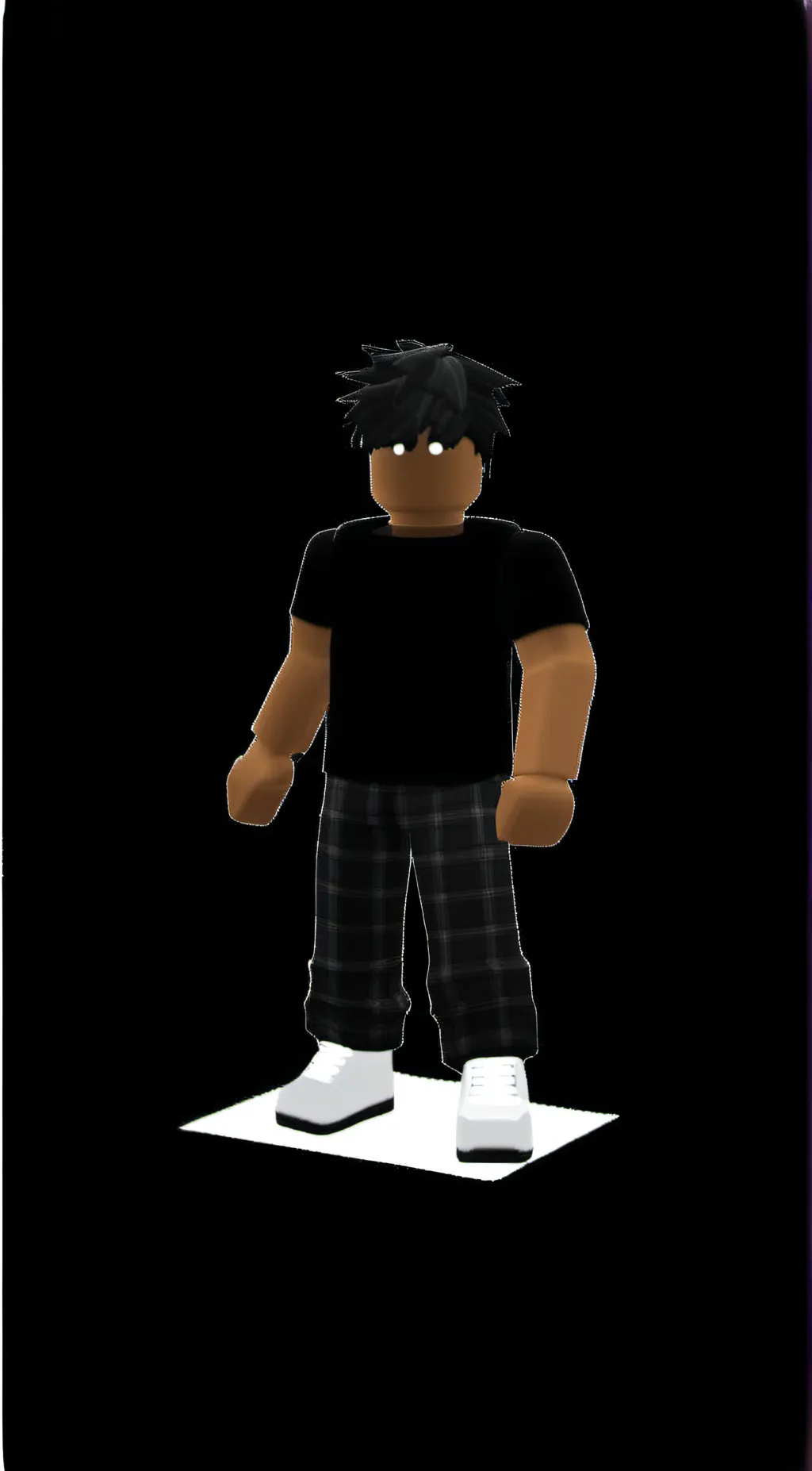 ai character: slender  background