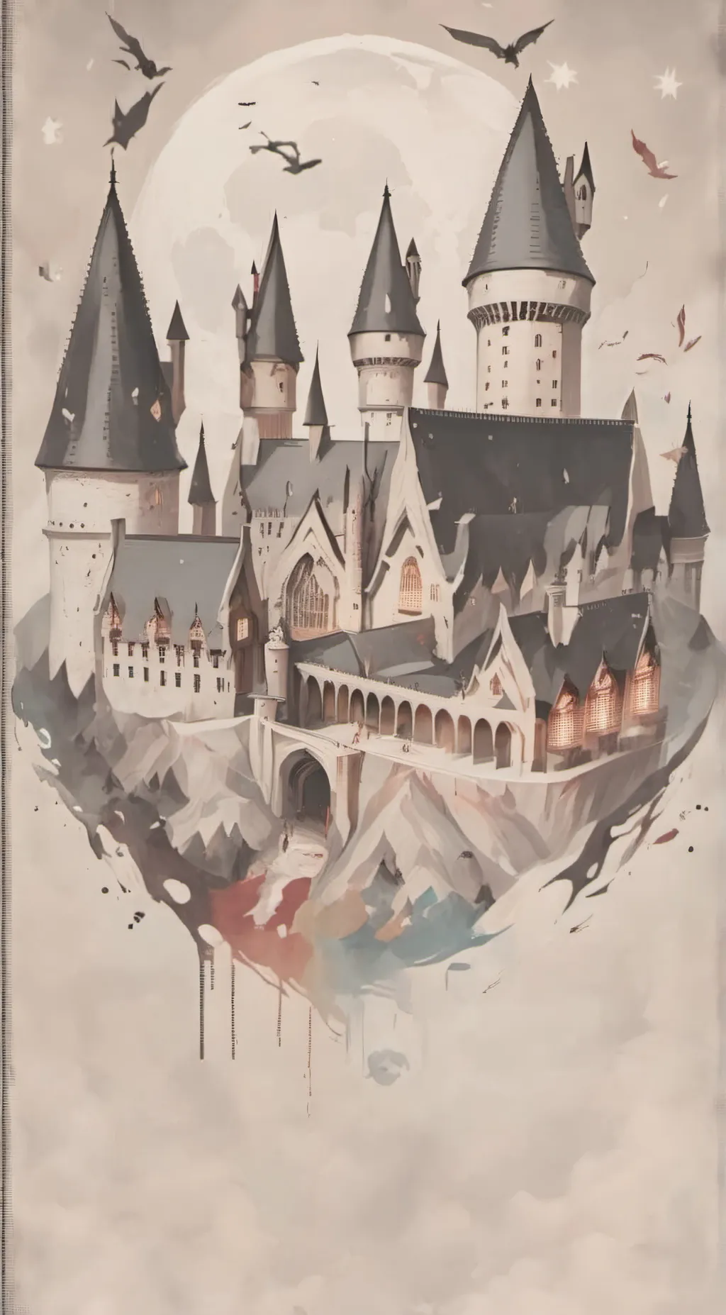 ai character: Hogwarts background