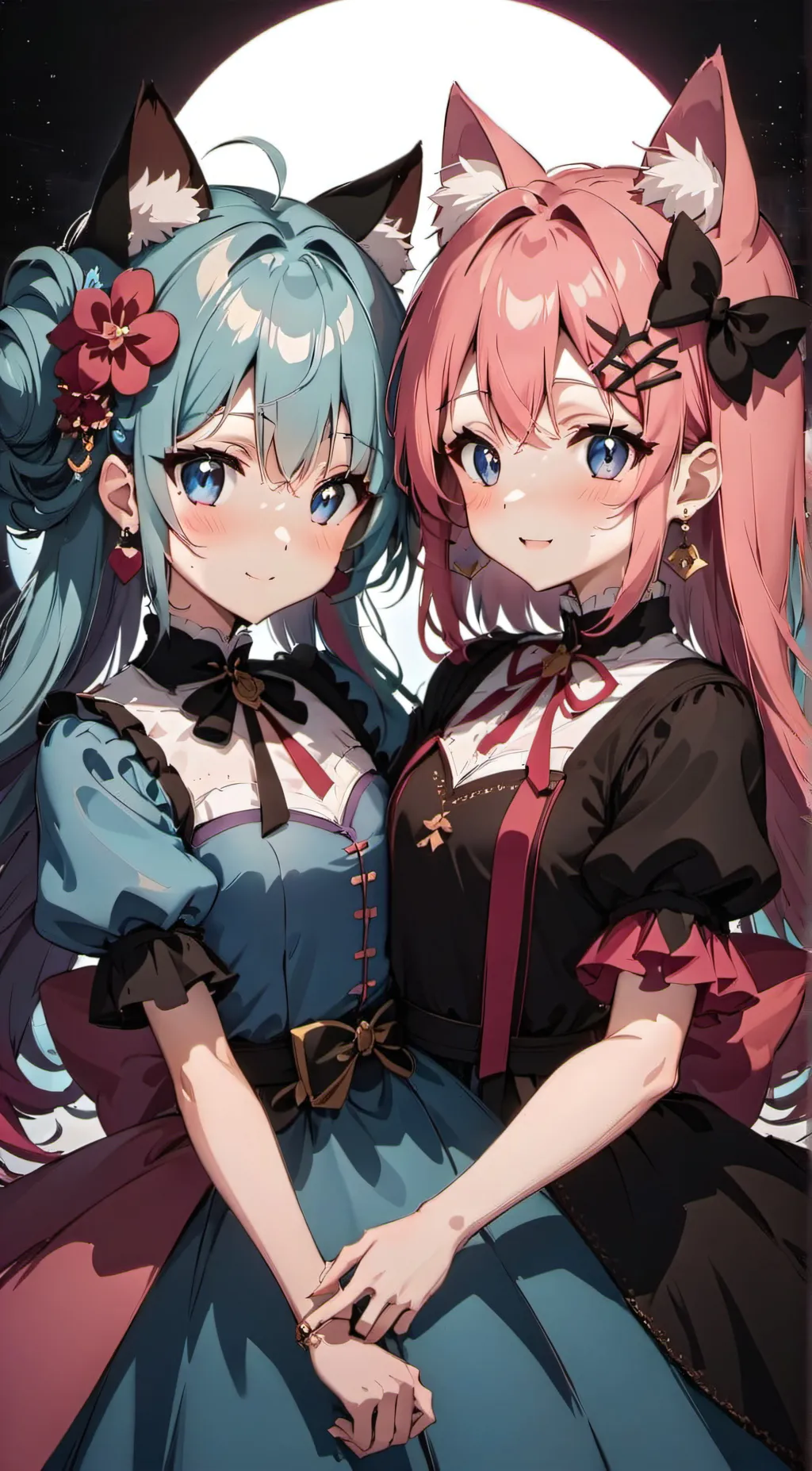 ai character: Mio & Sui background