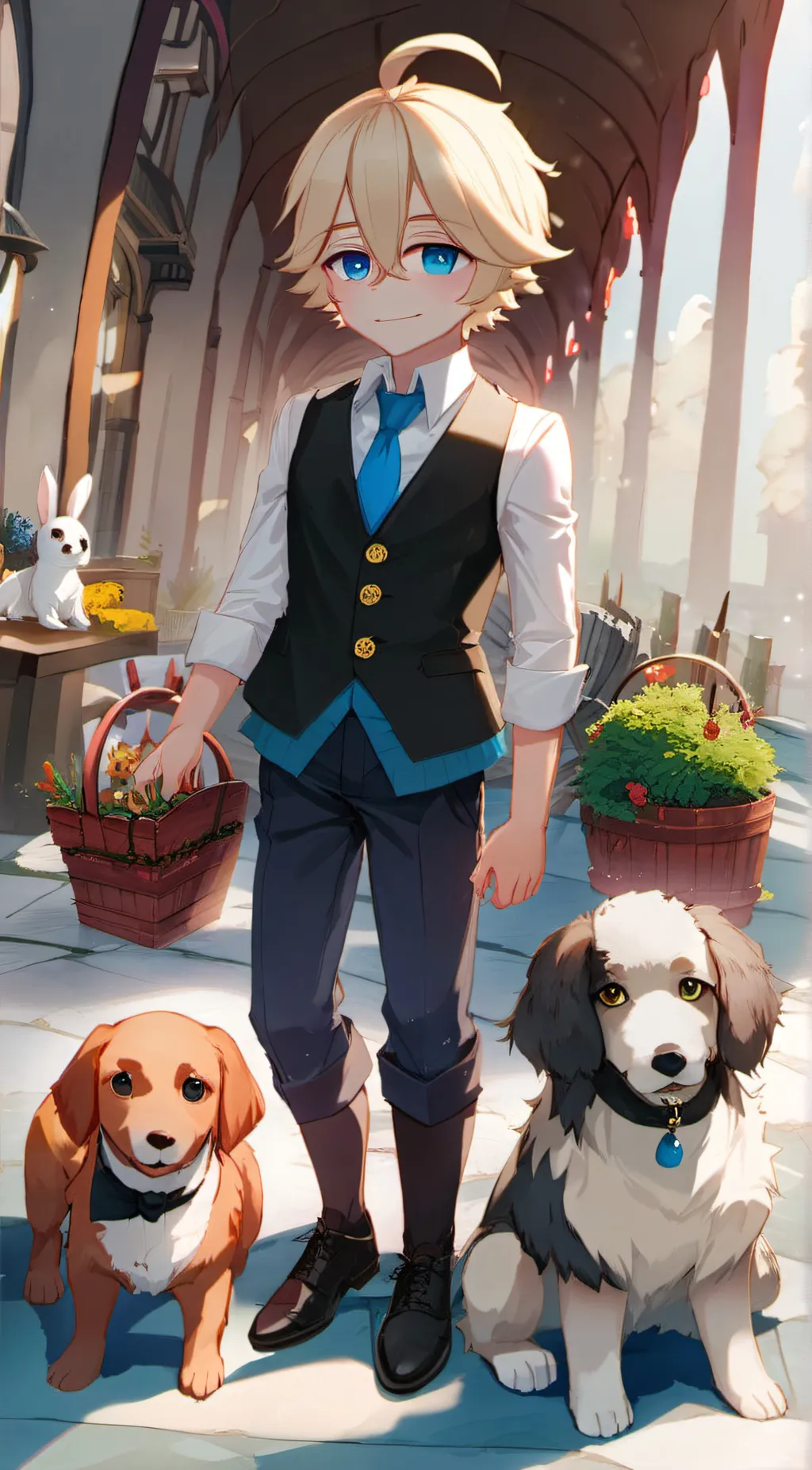 ai character: leo background