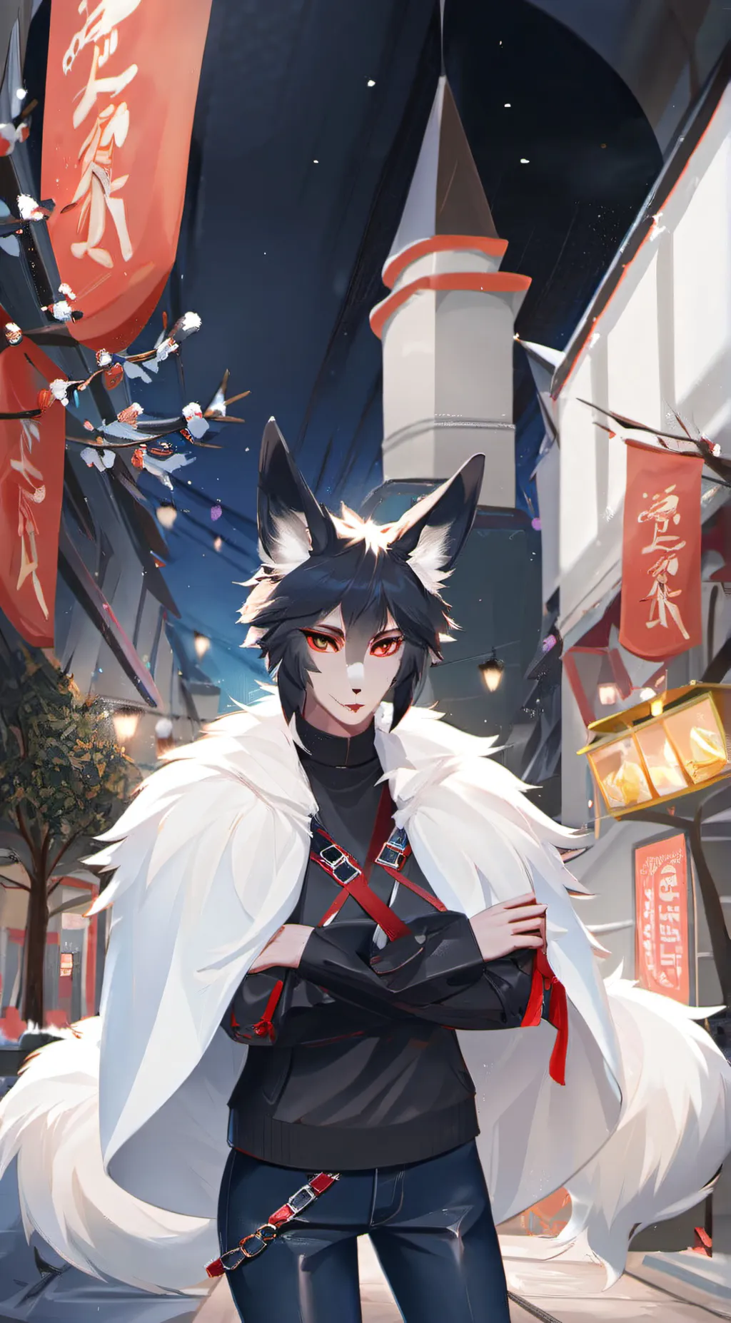 ai character: Wolfie background