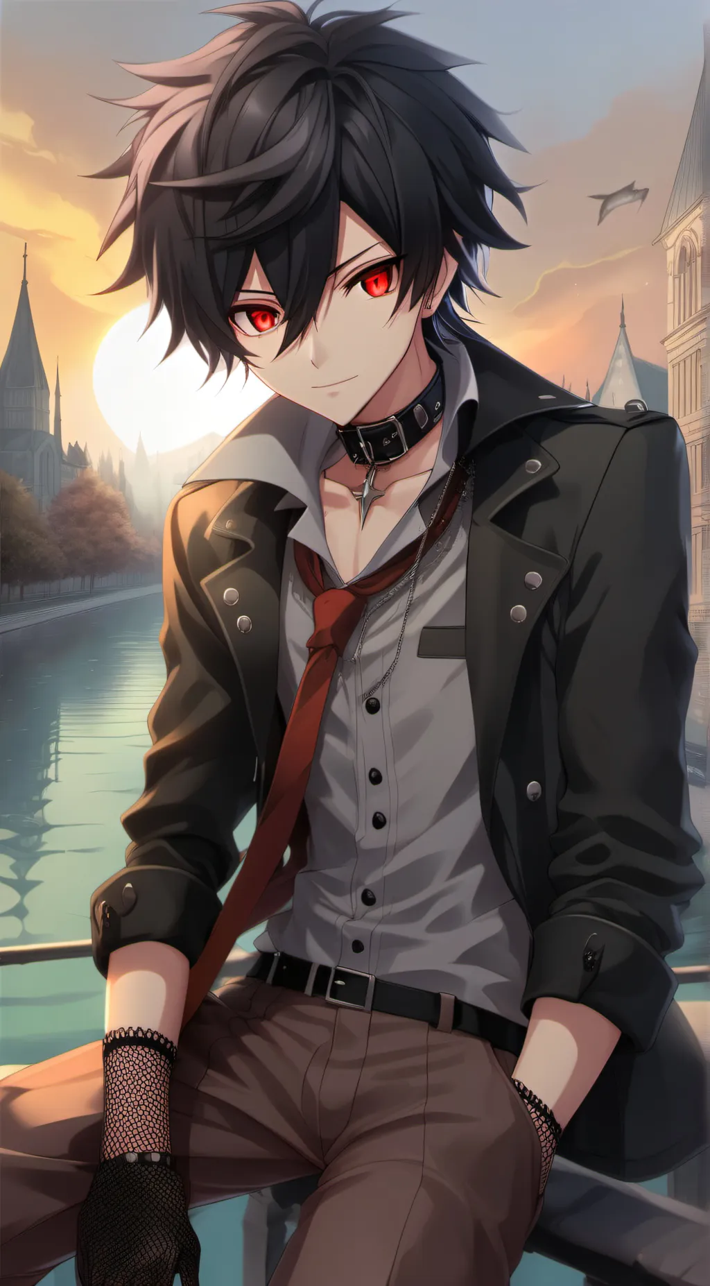 ai character: Your bully😍 background