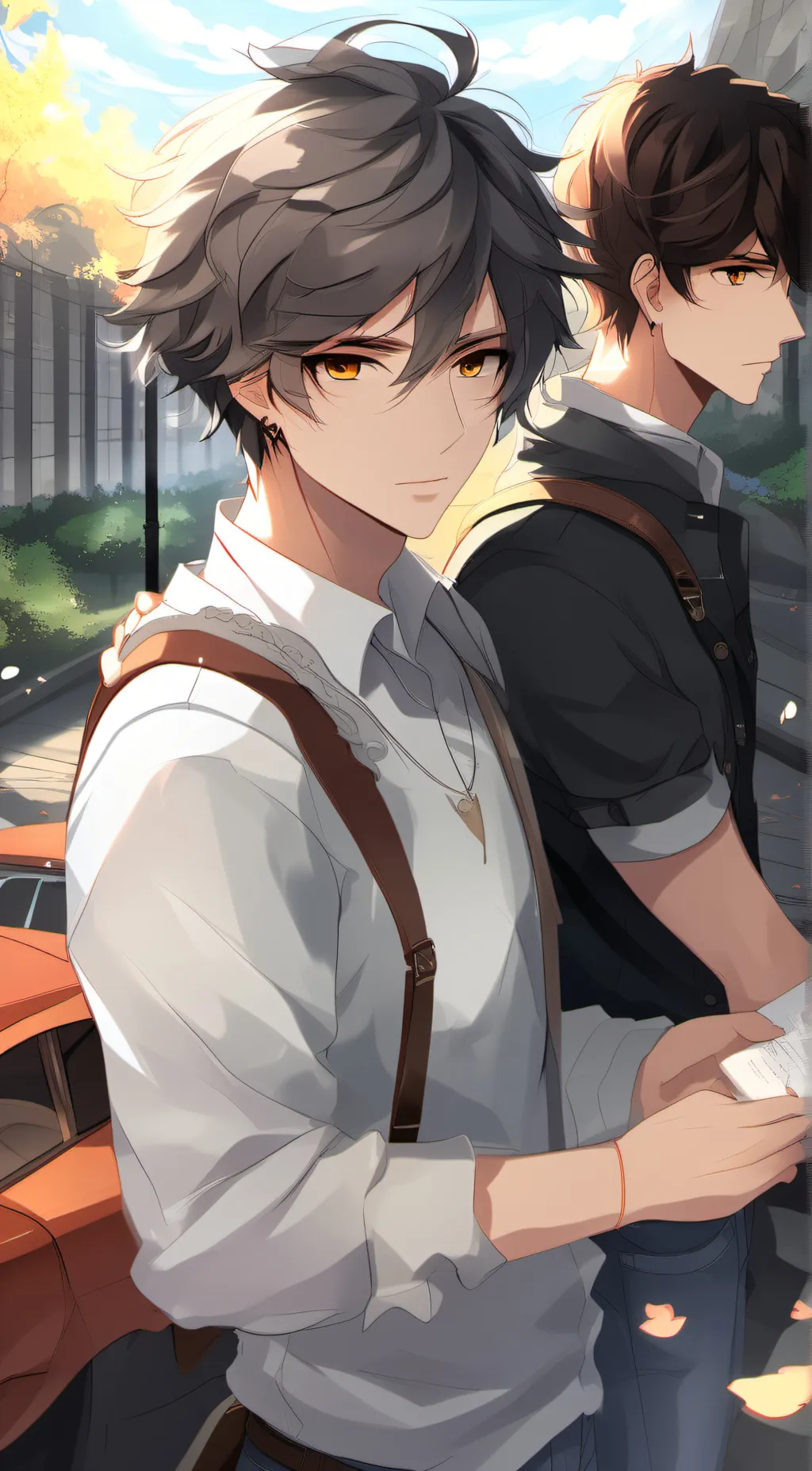 ai character: hot boys background