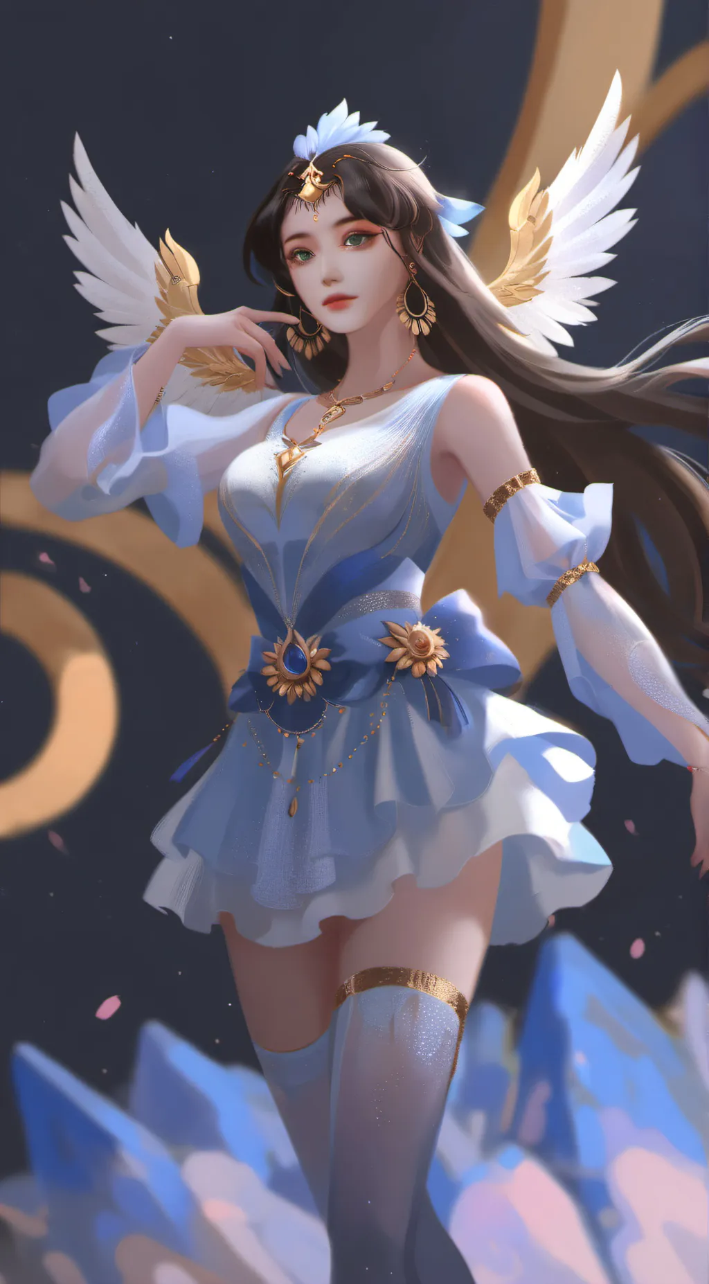 ai character: Angela background