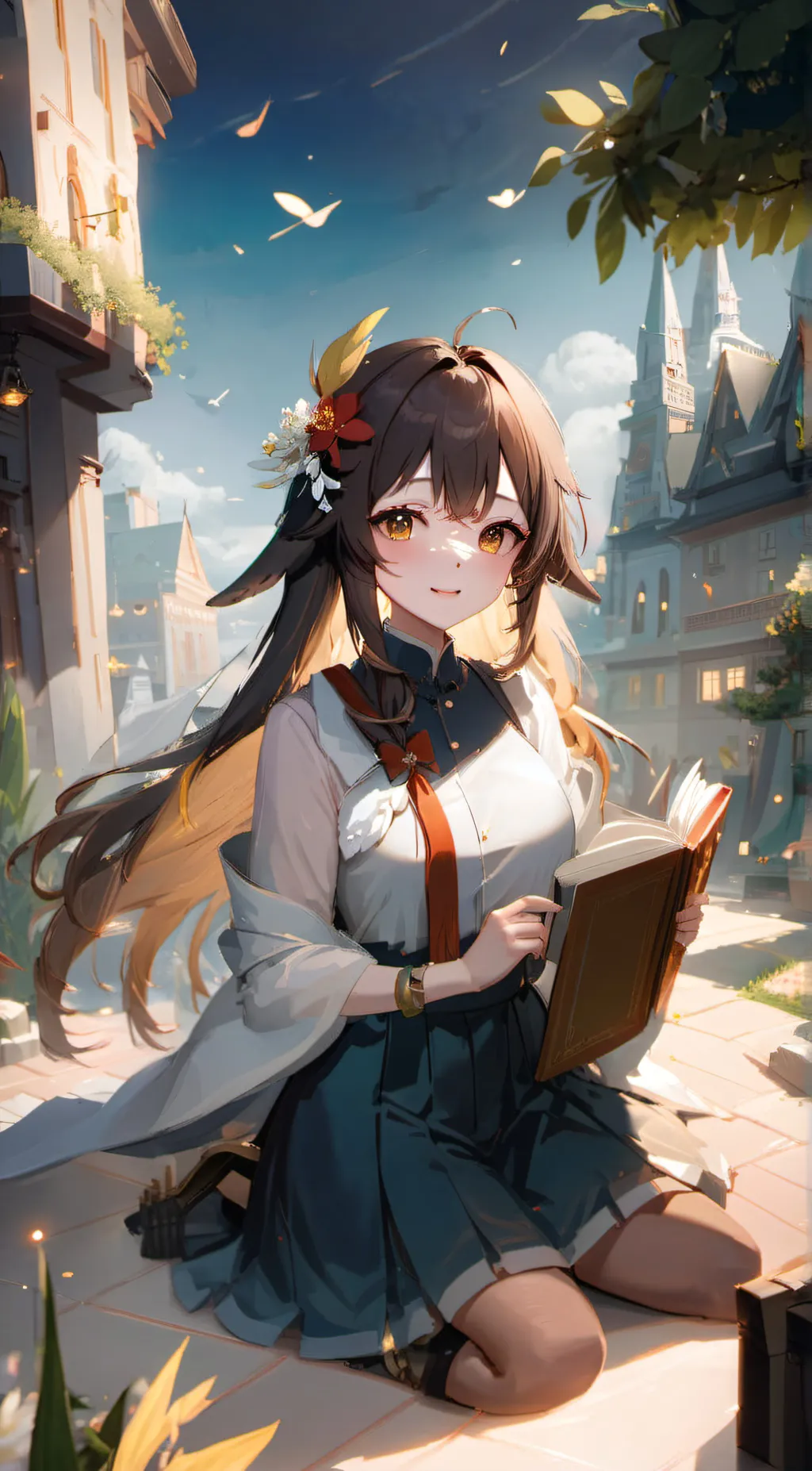 ai character: lovely faith 😇 background
