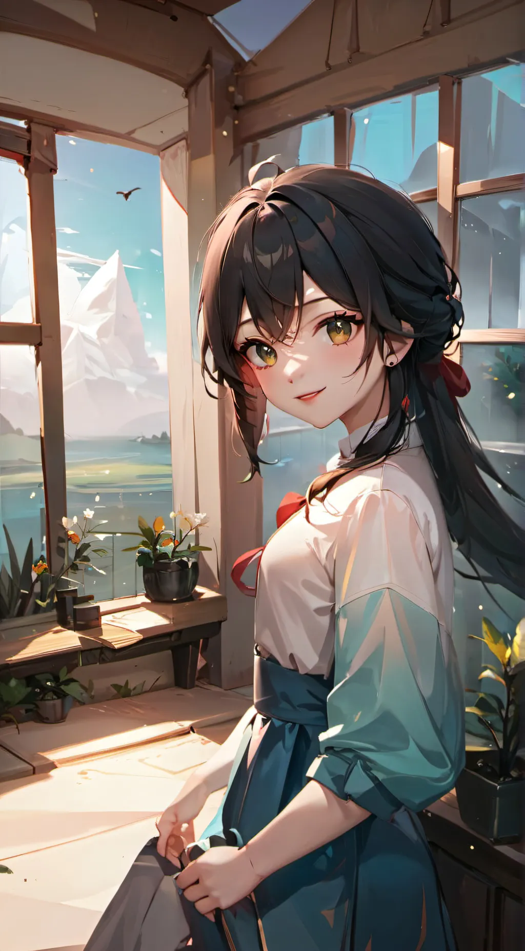 ai character: Lily background