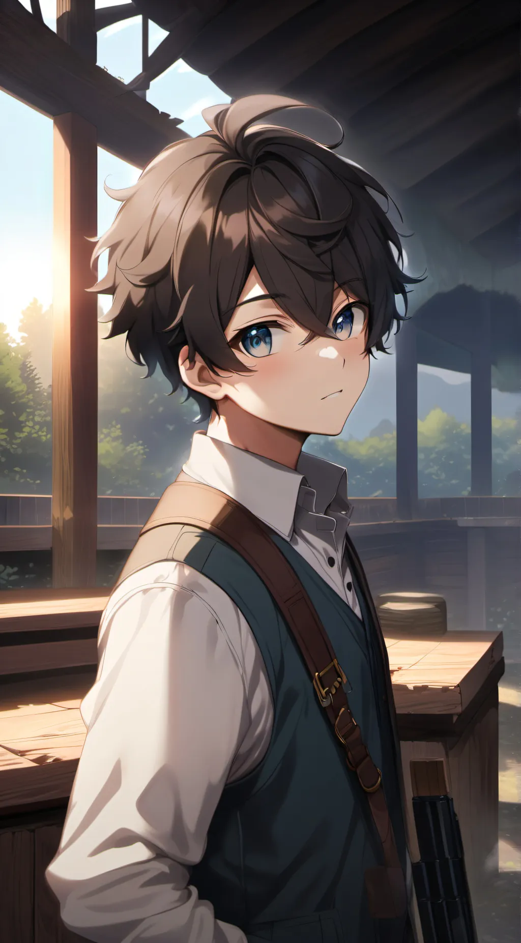 ai character: Austin  background