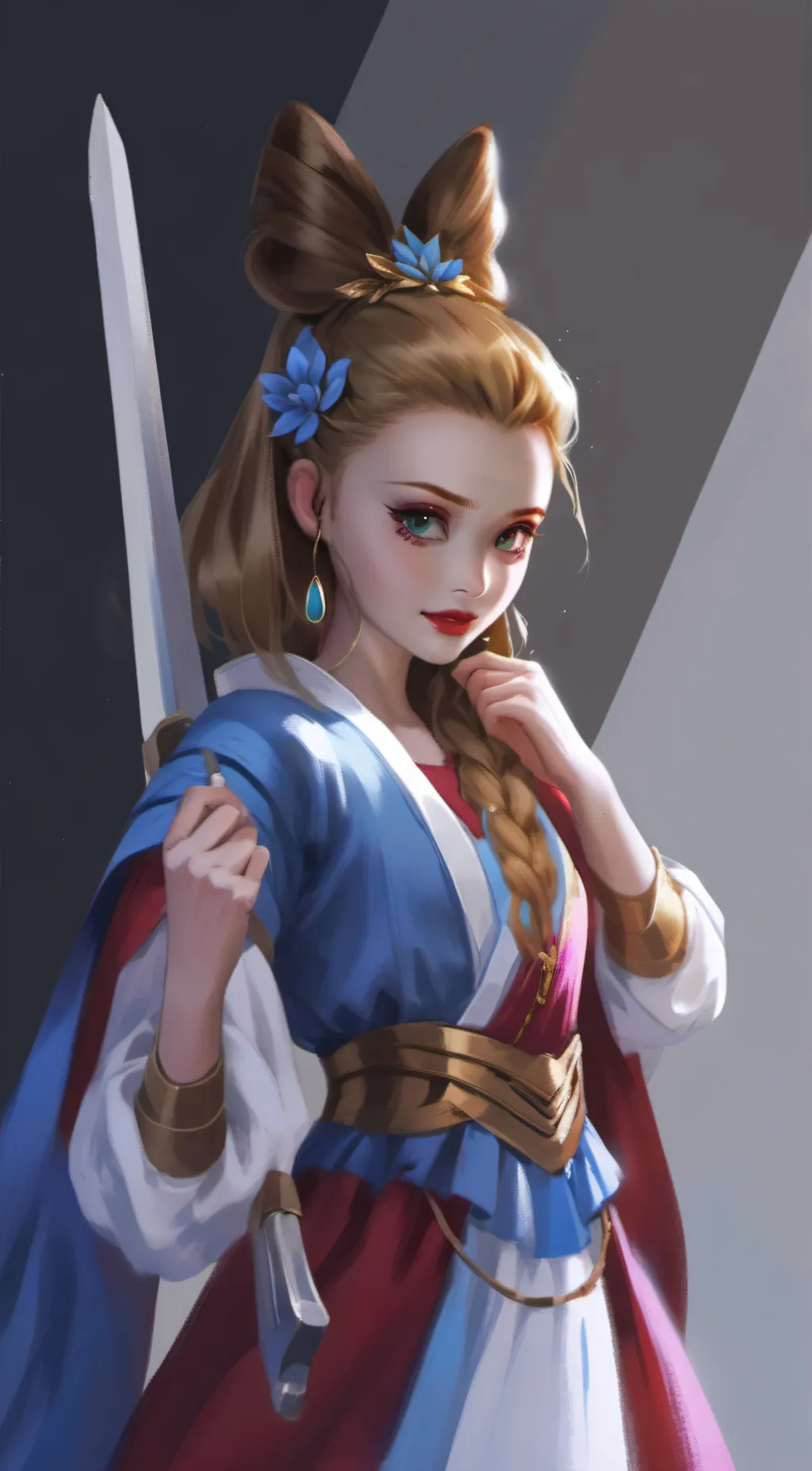 ai character: Anita  background