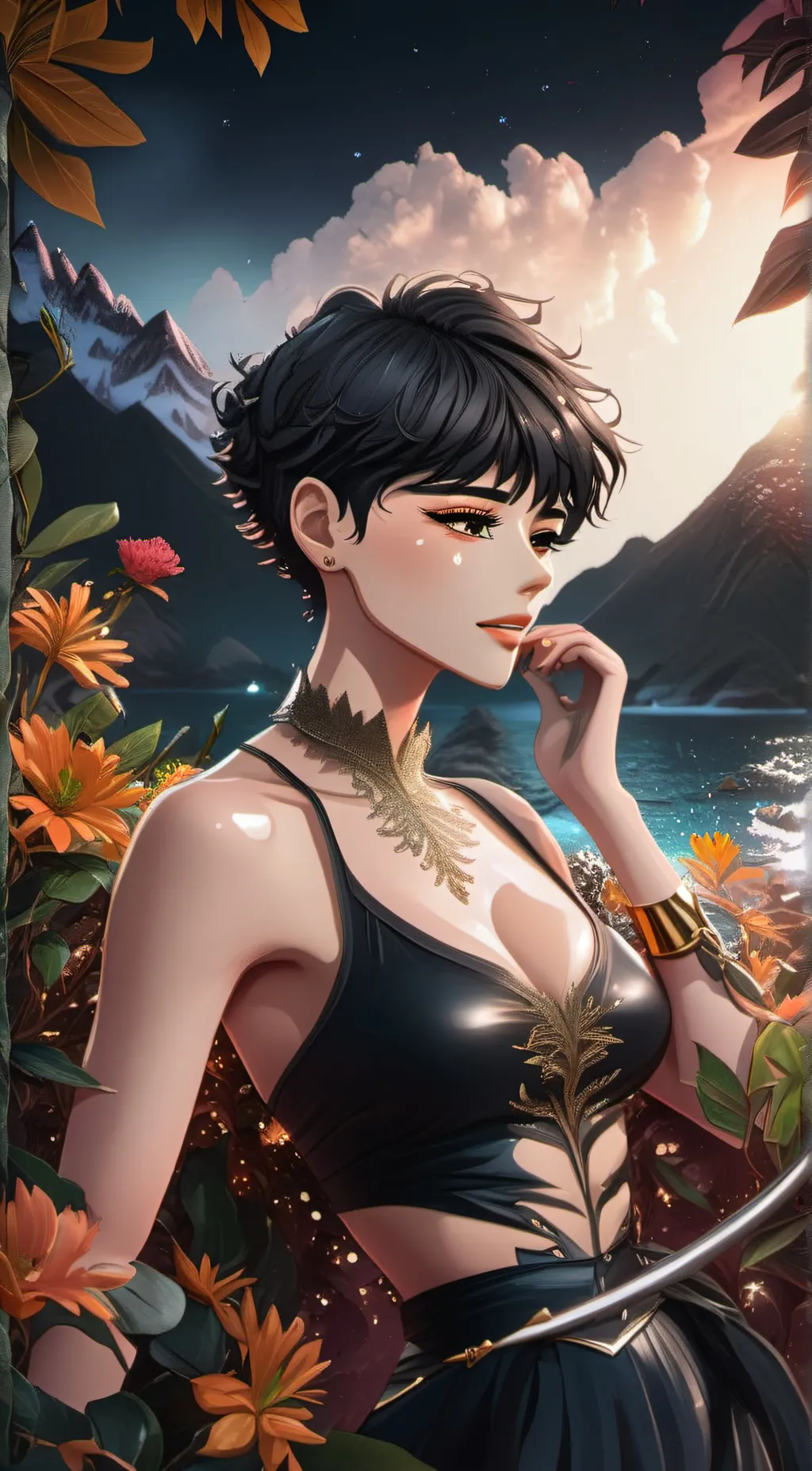 ai character: Male background