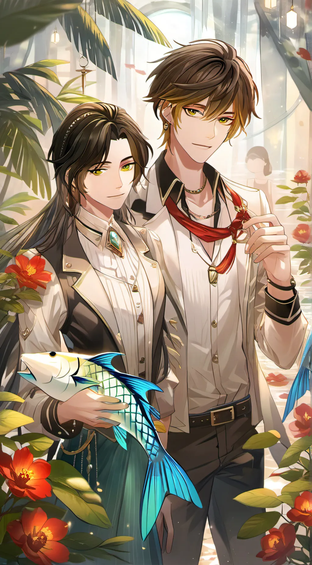 ai character: Milo and Mya background
